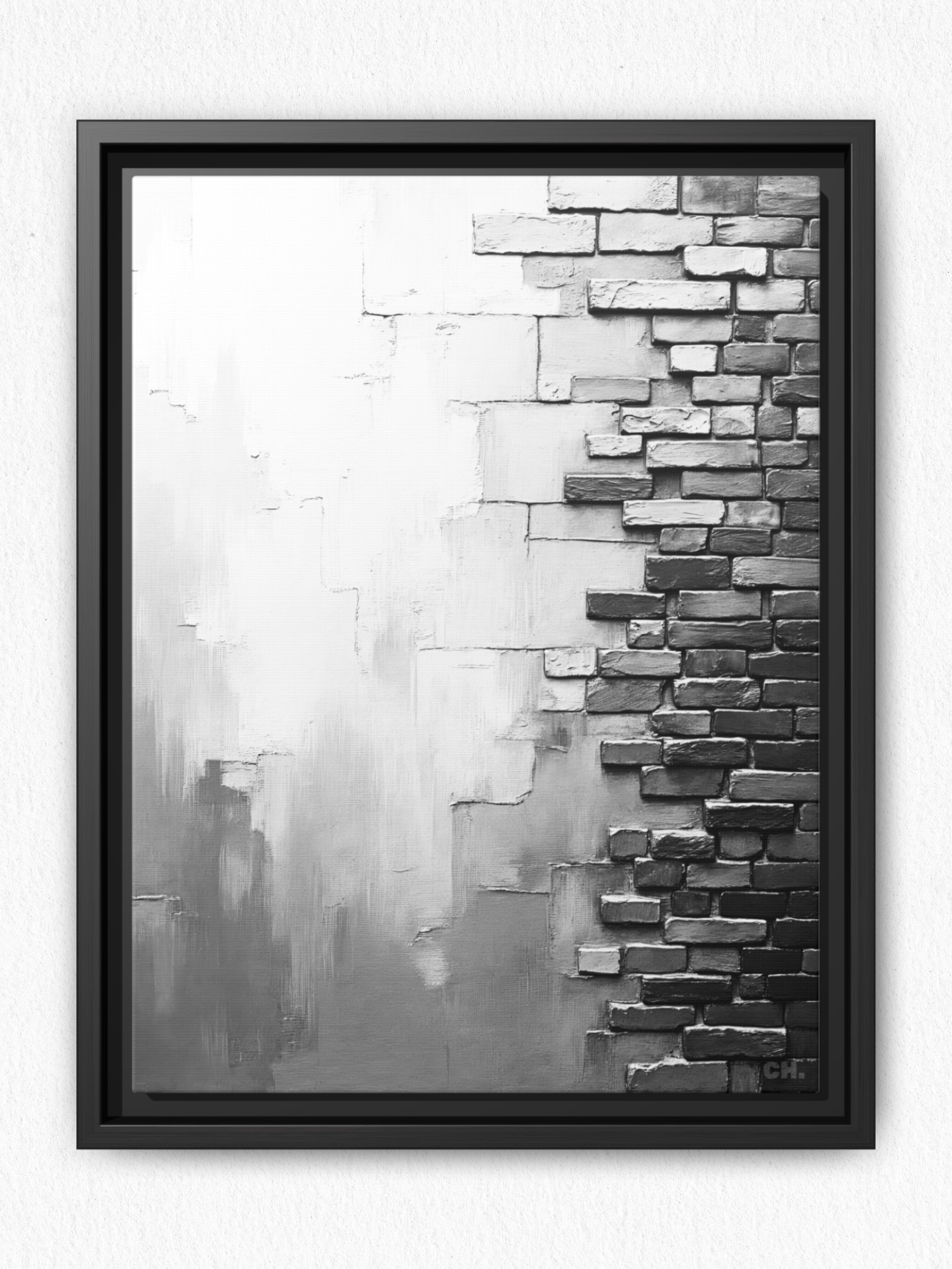 Brick and Bone - Framed Canvas Prints - artisCHt