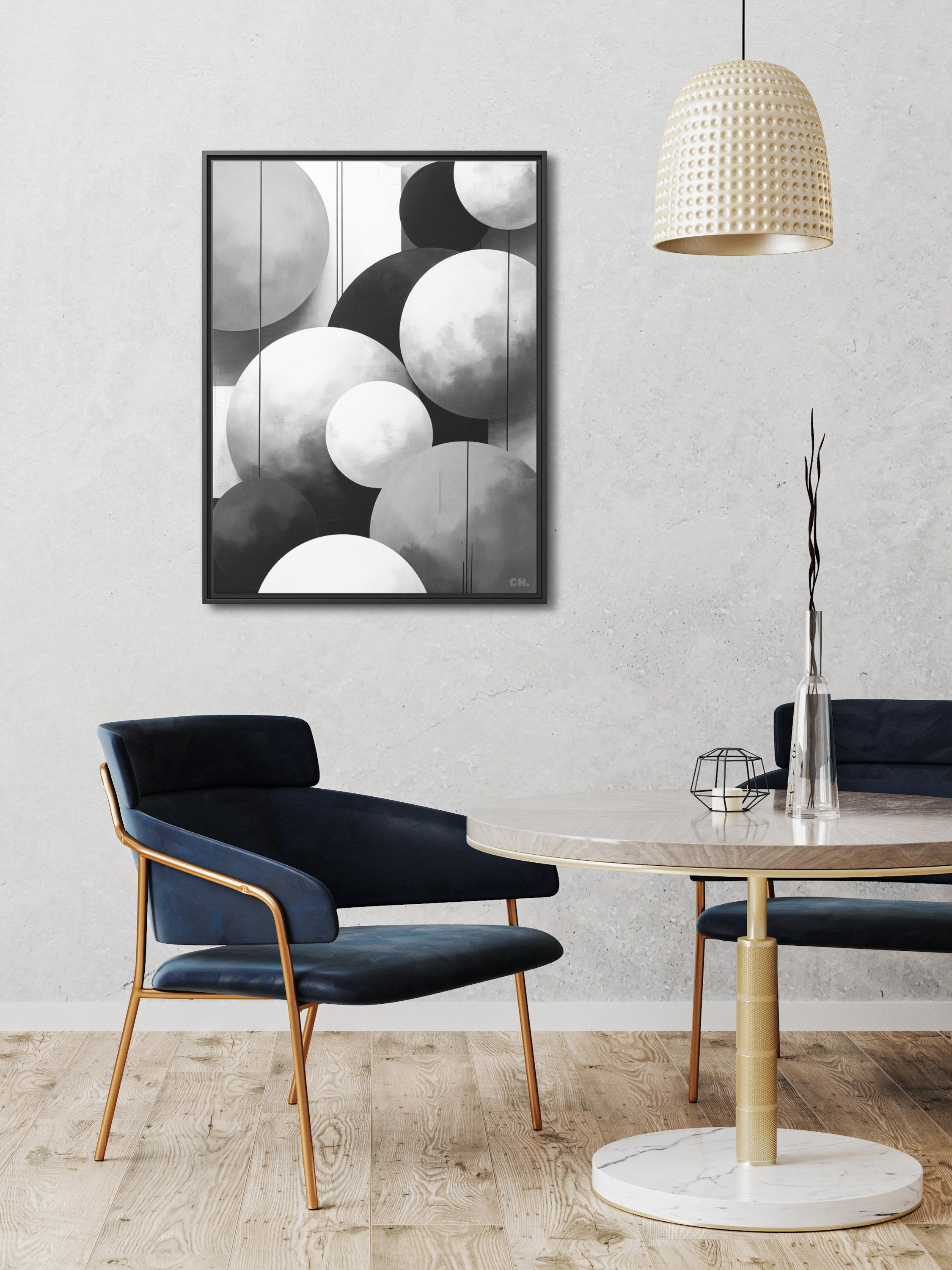 Celestial Gatherings - Framed Canvas Prints - artisCHt