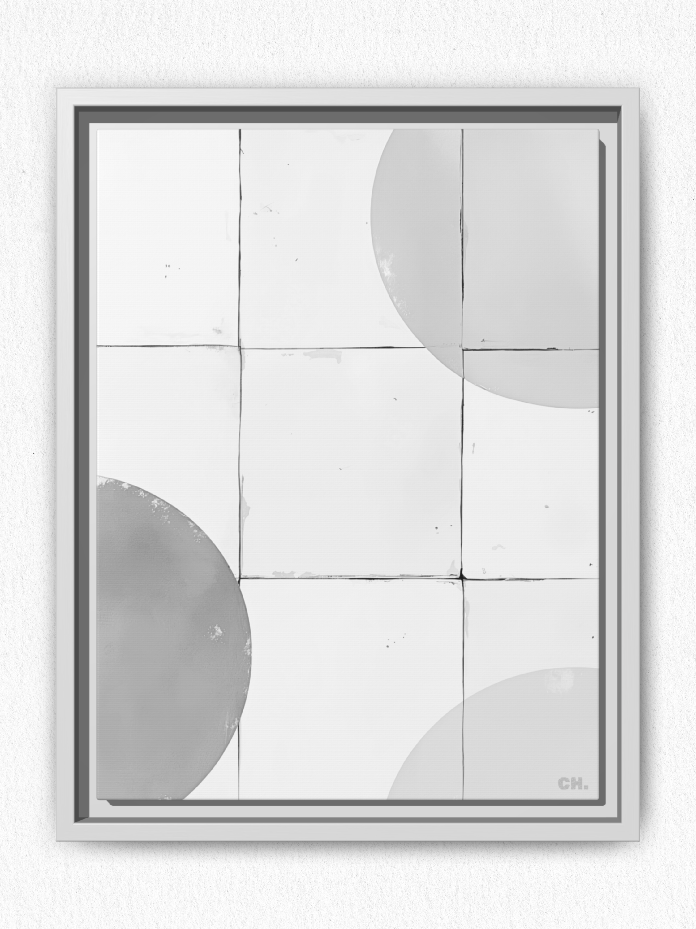 Circles of Time - Framed Canvas Prints - artisCHt