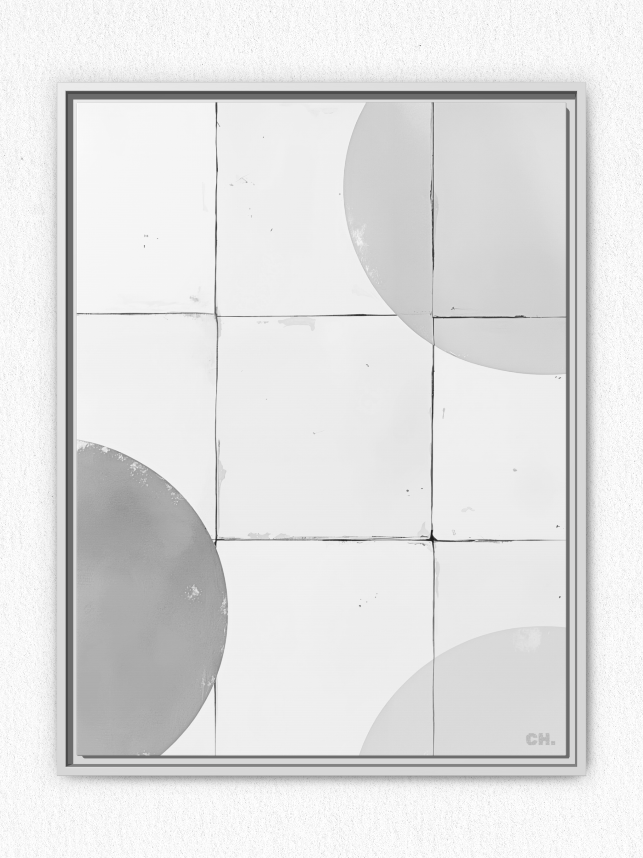 Circles of Time - Framed Canvas Prints - artisCHt