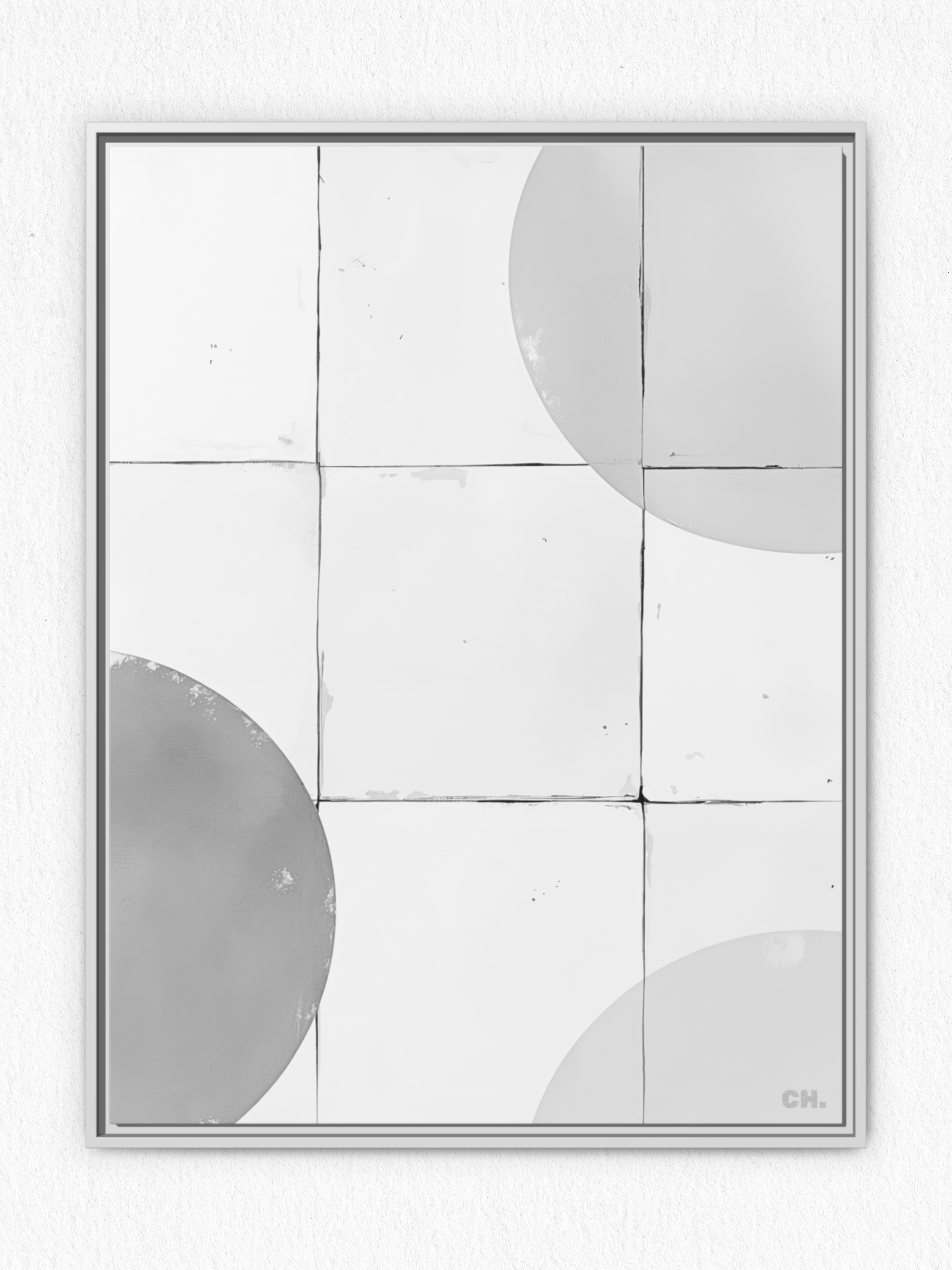 Circles of Time - Framed Canvas Prints - artisCHt