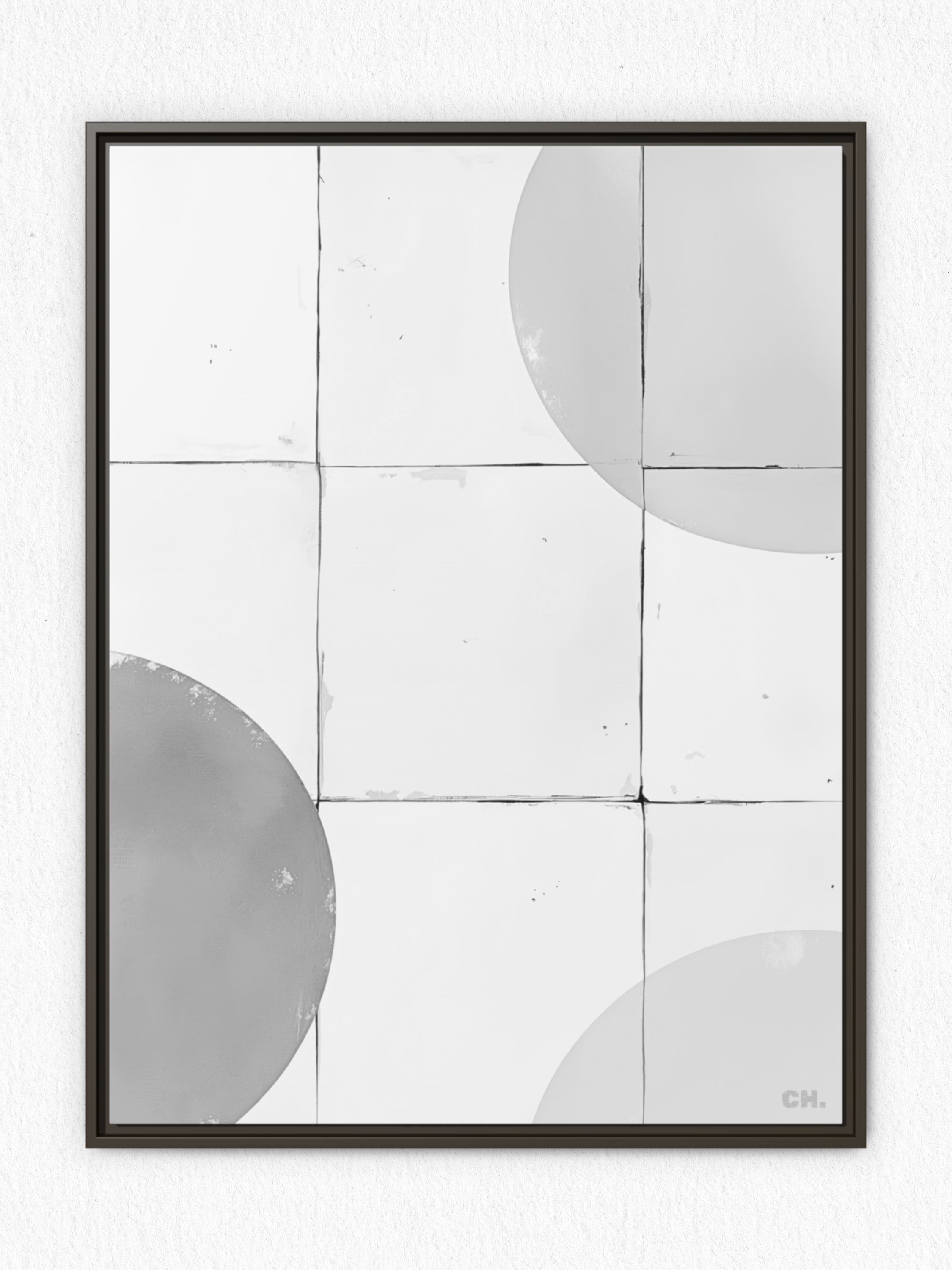 Circles of Time - Framed Canvas Prints - artisCHt