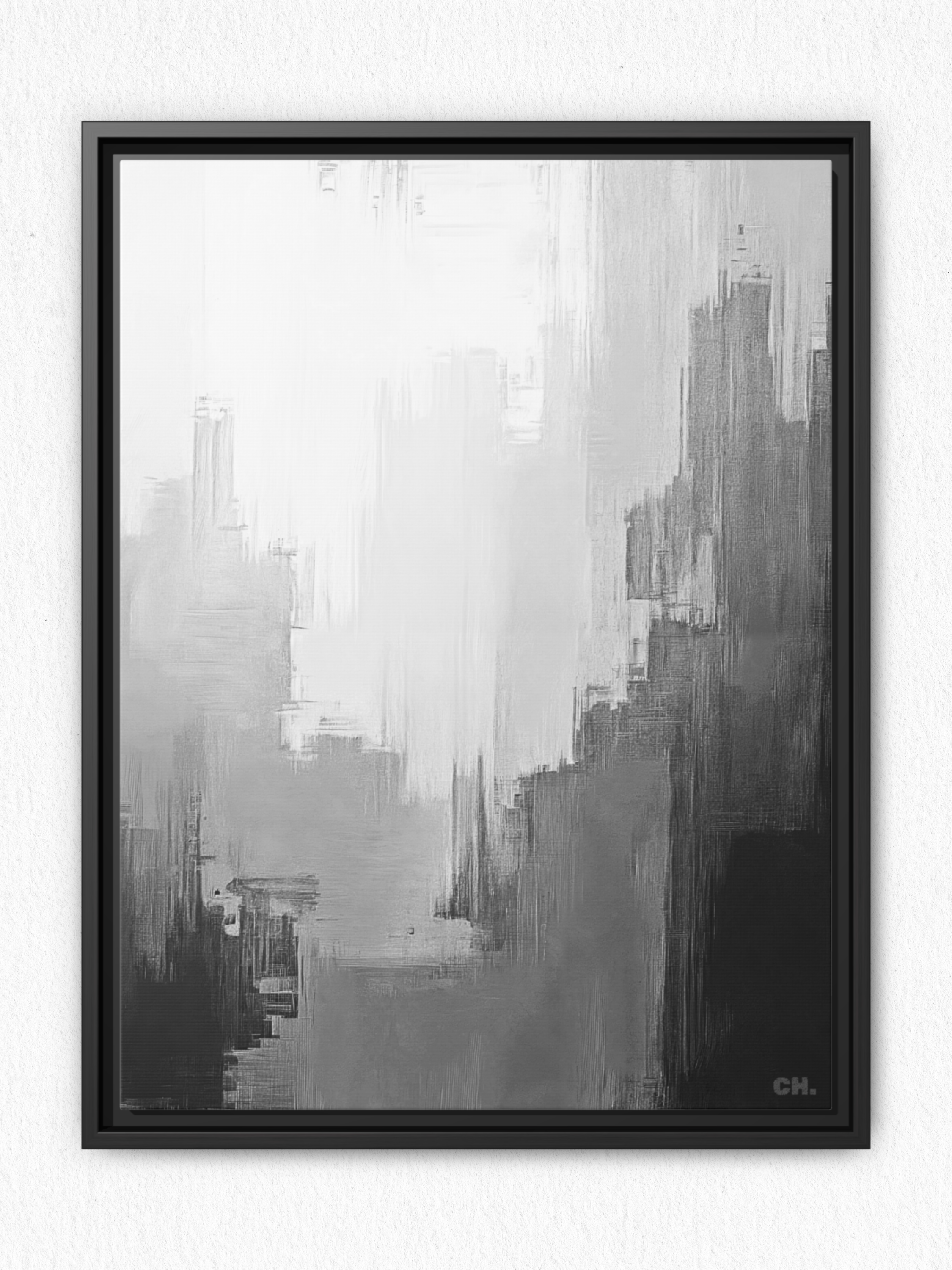 City in the Clouds - Framed Canvas Prints - artisCHt