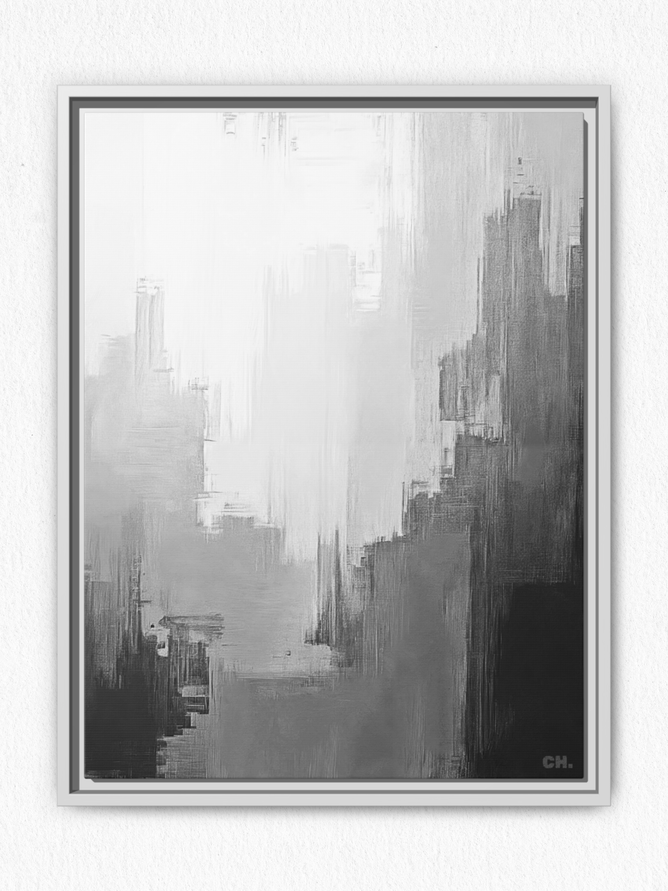 City in the Clouds - Framed Canvas Prints - artisCHt