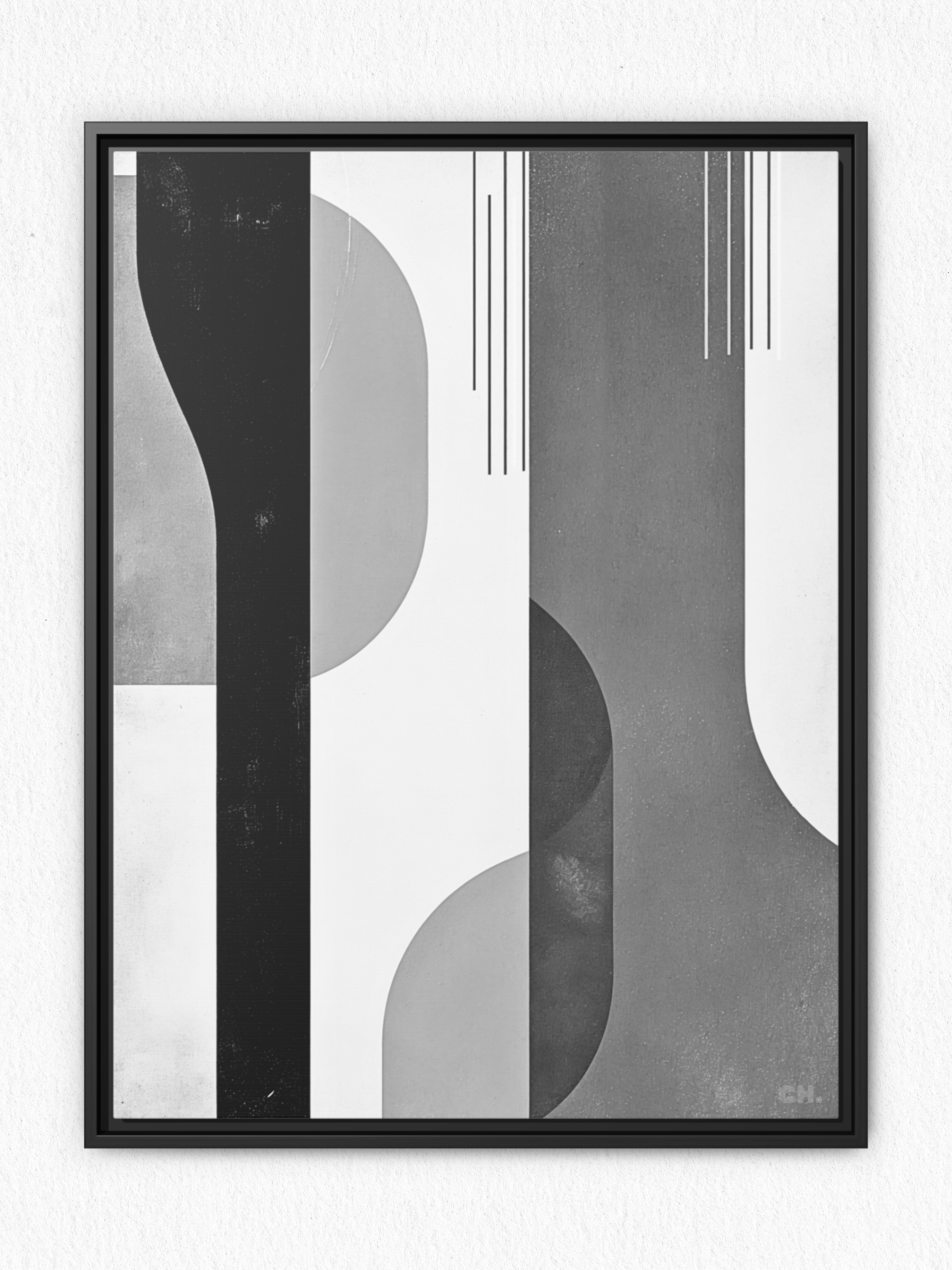 Echoes of Balance - Framed Canvas Prints - artisCHt