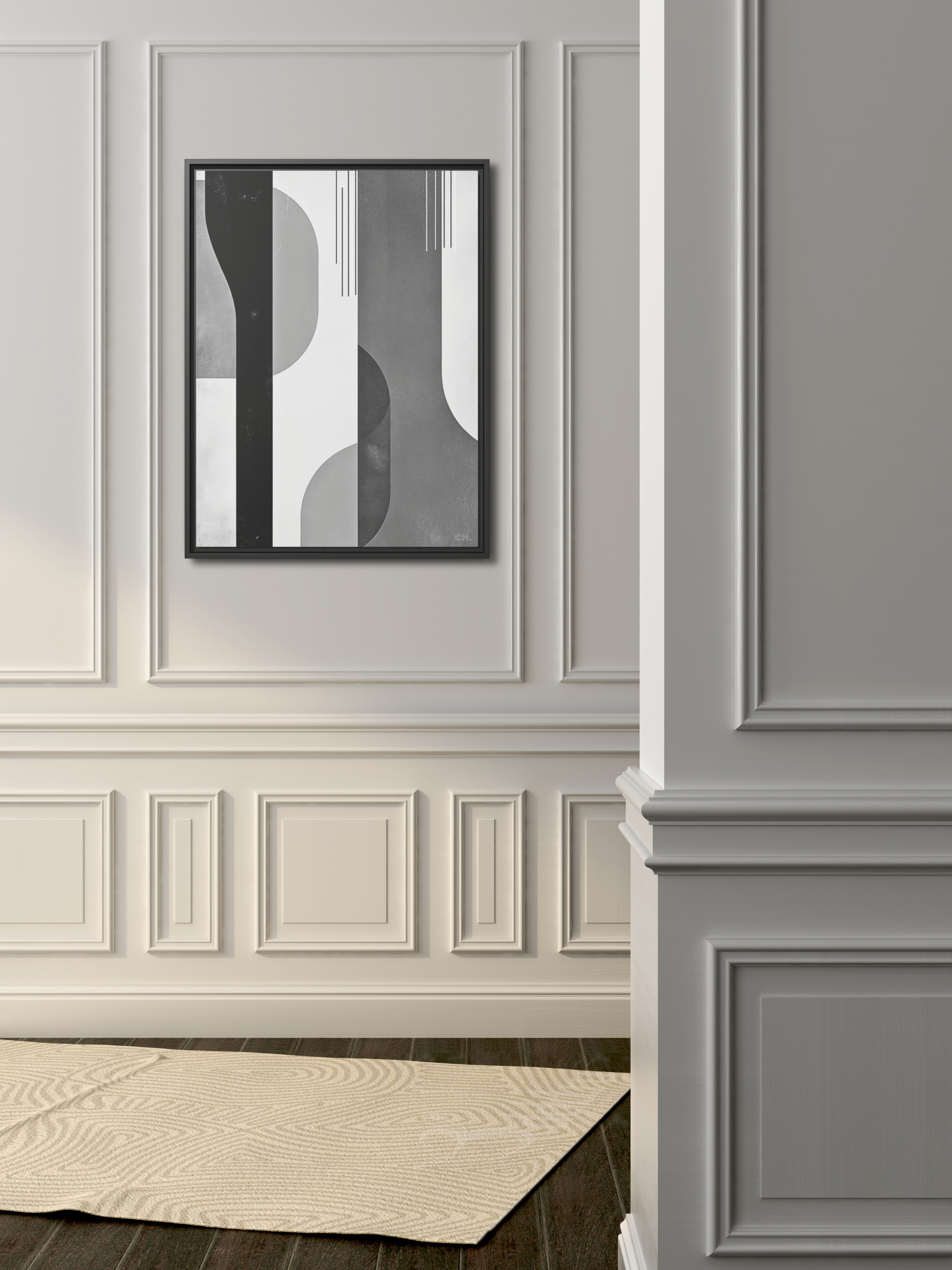 Echoes of Balance - Framed Canvas Prints - artisCHt