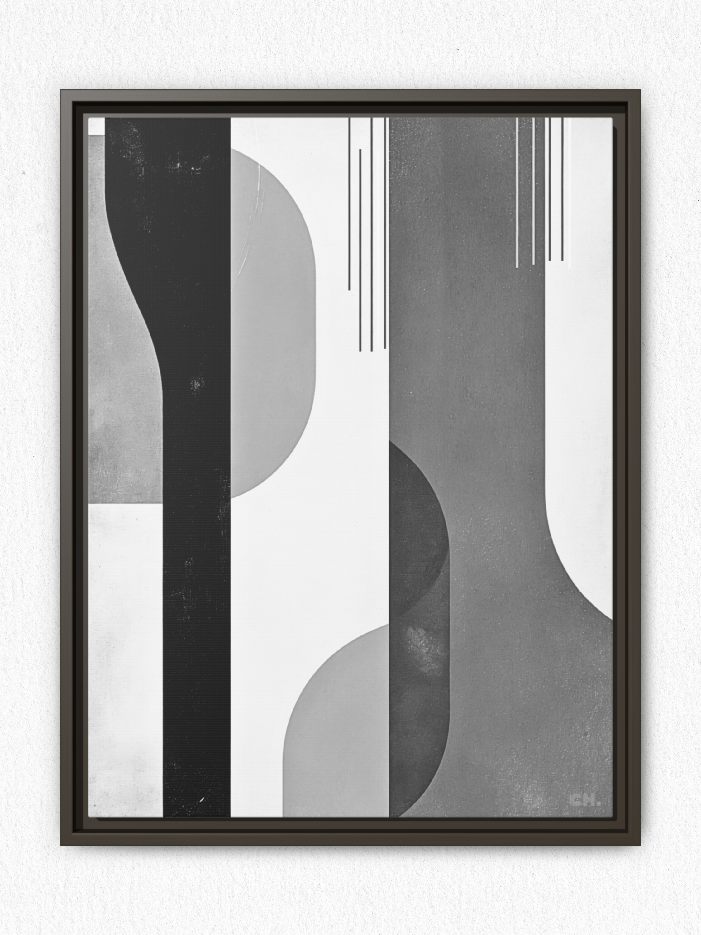 Echoes of Balance - Framed Canvas Prints - artisCHt