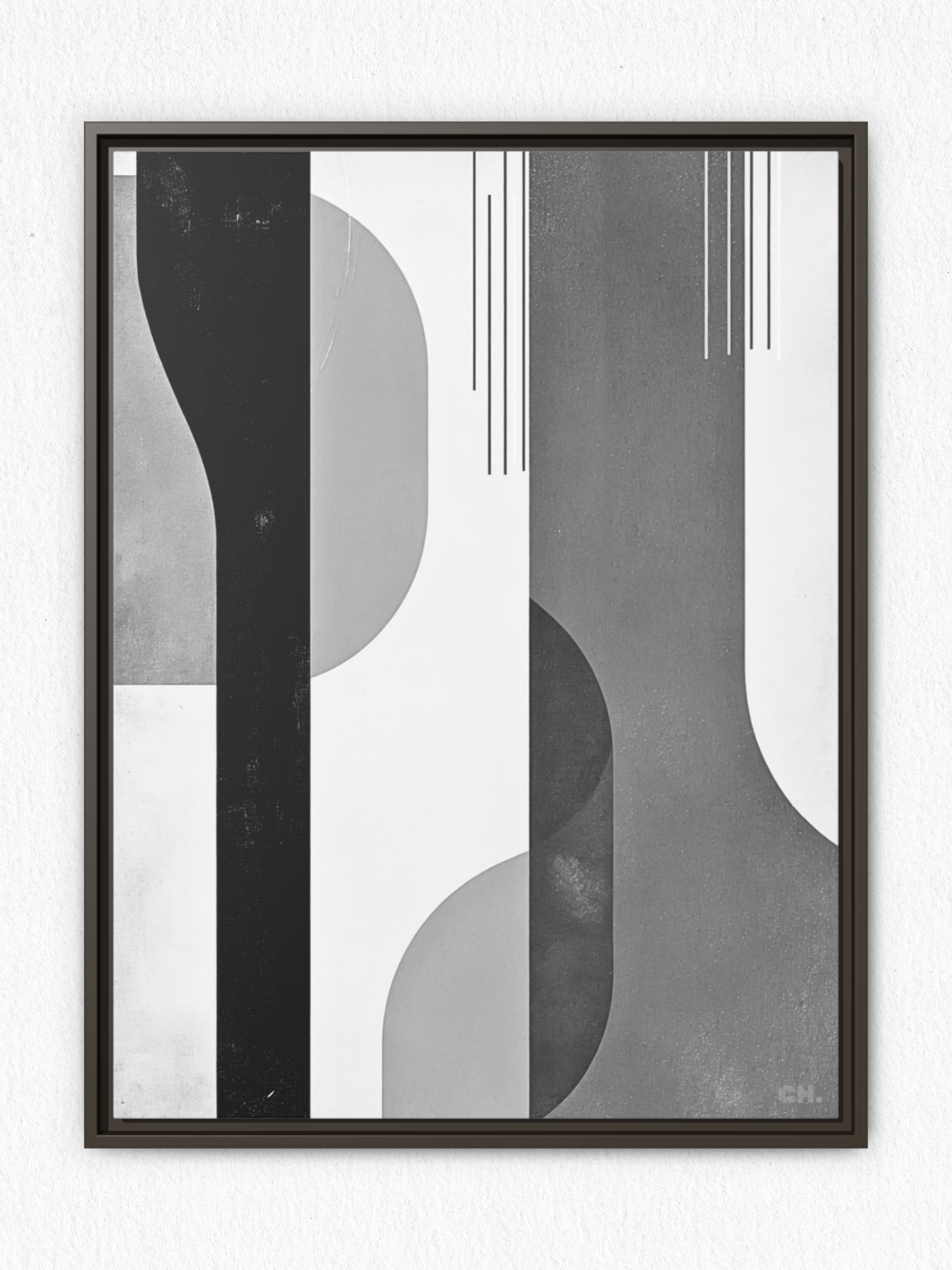 Echoes of Balance - Framed Canvas Prints - artisCHt