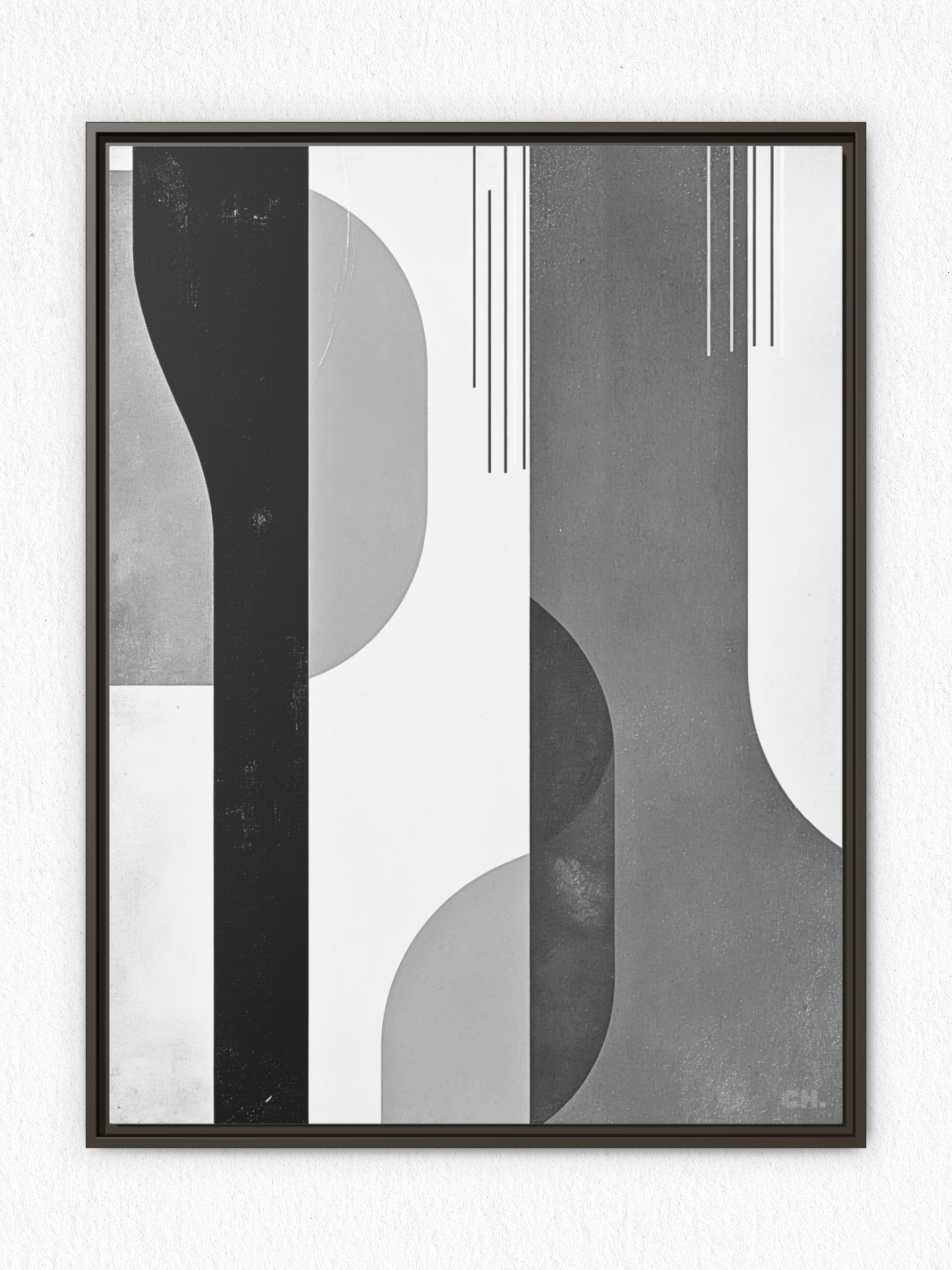 Echoes of Balance - Framed Canvas Prints - artisCHt