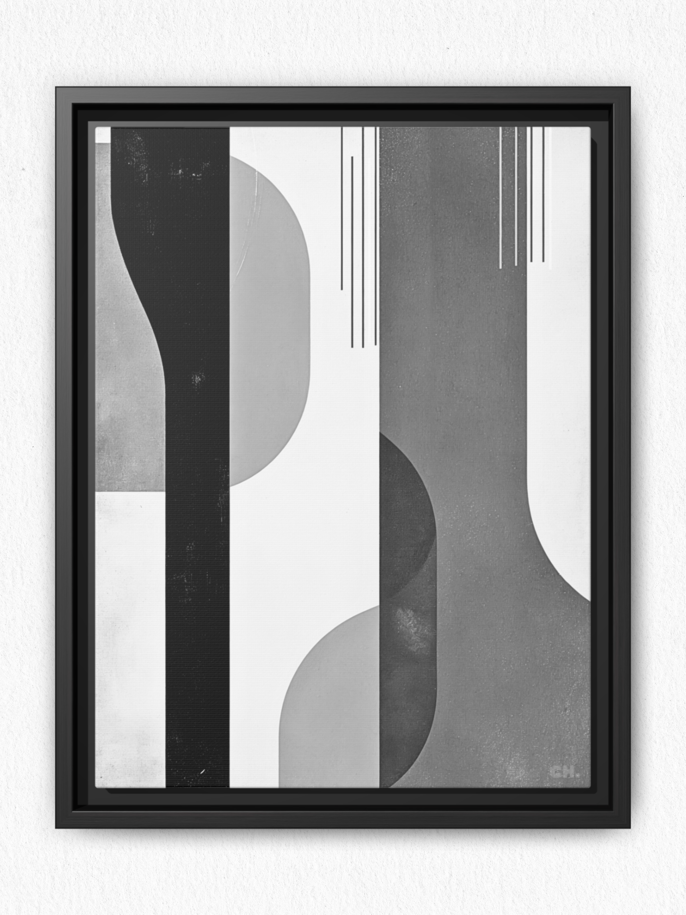 Echoes of Balance - Framed Canvas Prints - artisCHt