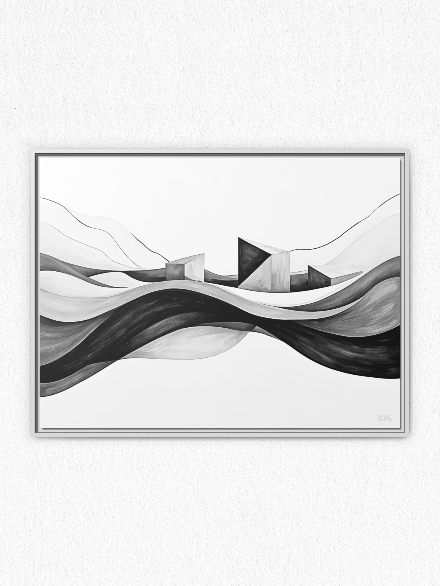 Echoes of the Tide - Framed Canvas Prints - artisCHt