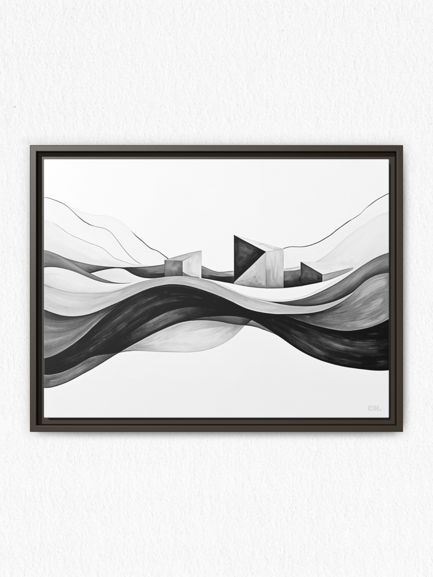 Echoes of the Tide - Framed Canvas Prints - artisCHt