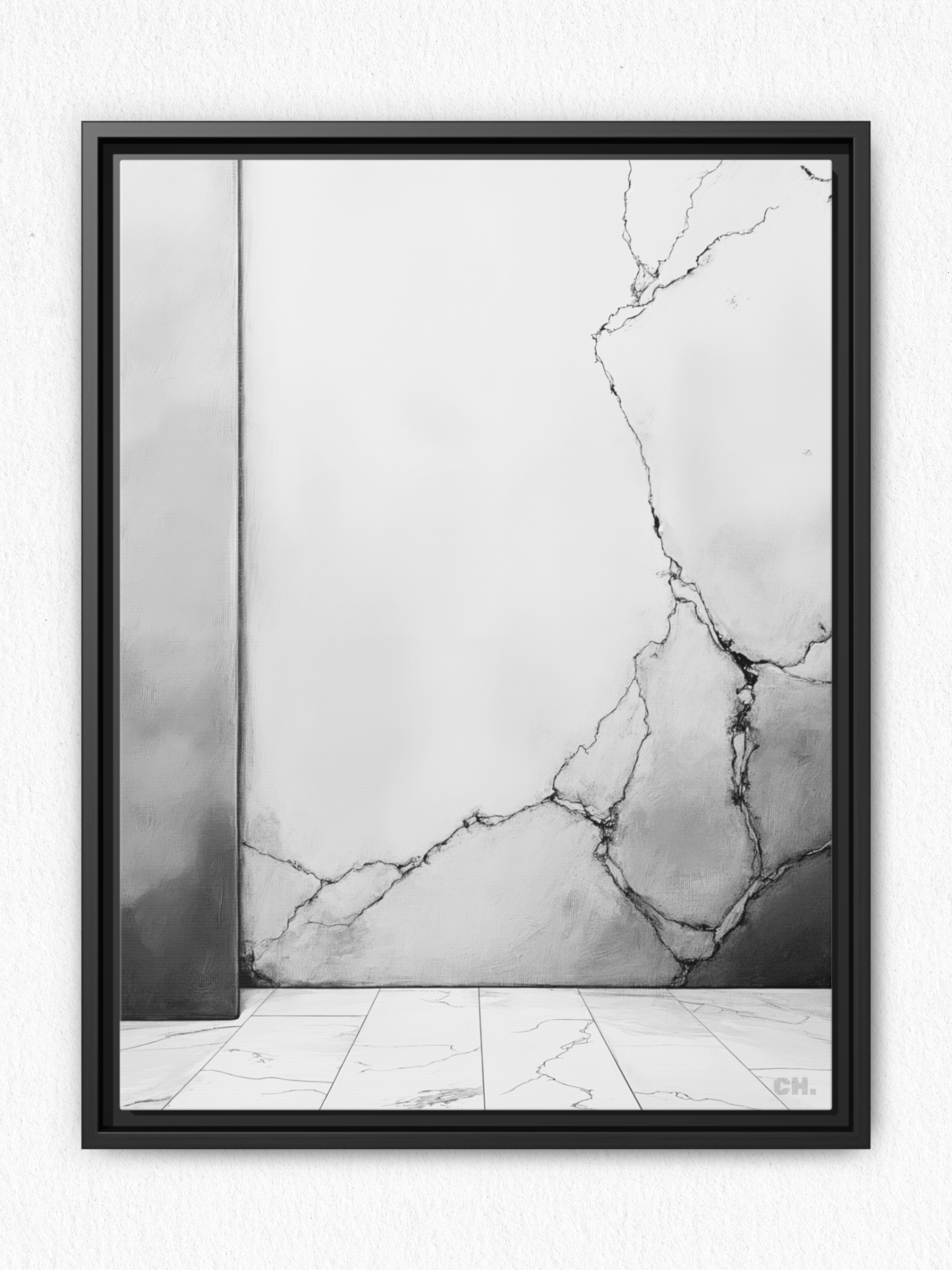 Fractured Legacy - Framed Canvas Prints - artisCHt