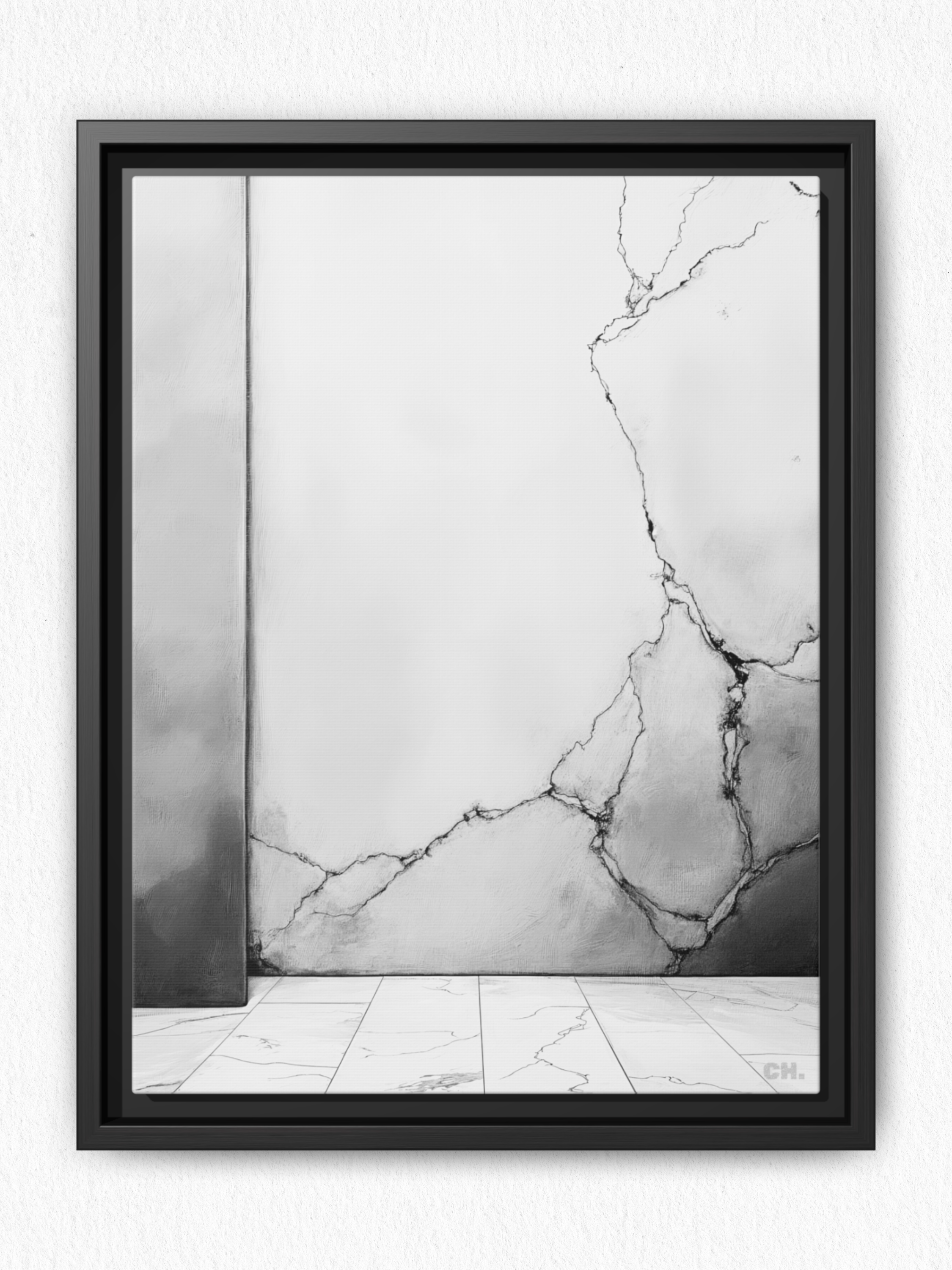 Fractured Legacy - Framed Canvas Prints - artisCHt