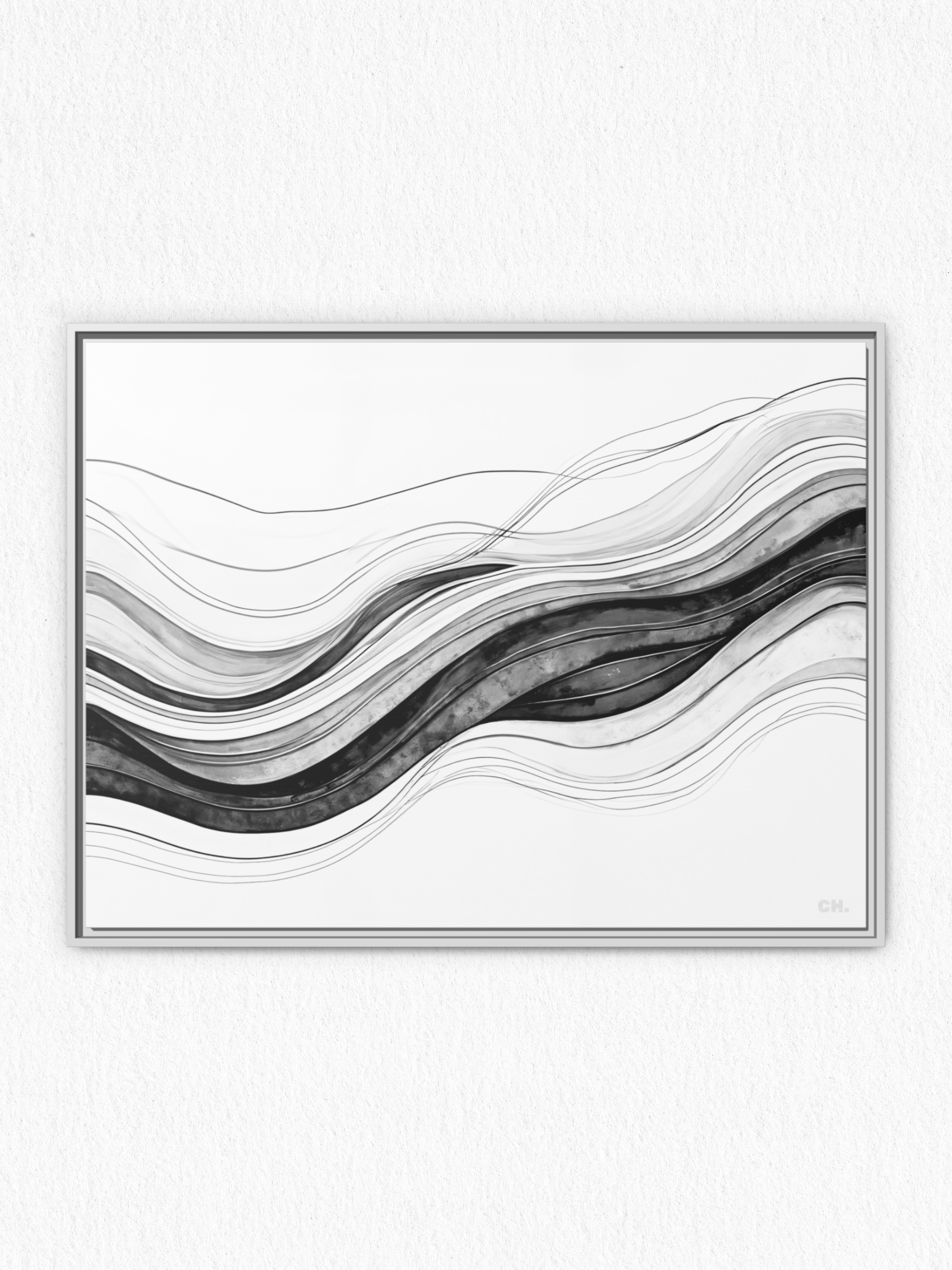 Gentle Tides - Framed Canvas Prints - artisCHt