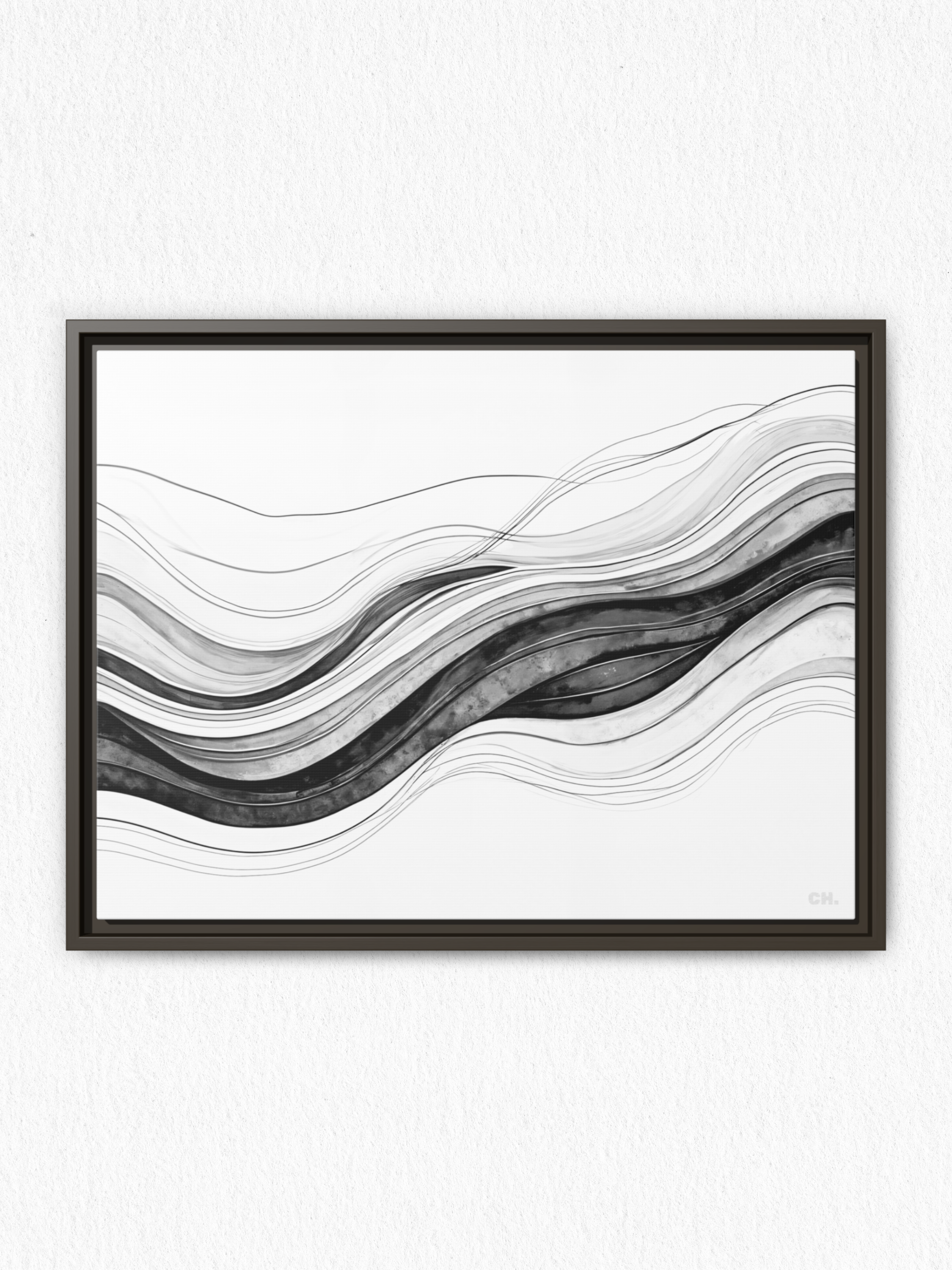 Gentle Tides - Framed Canvas Prints - artisCHt