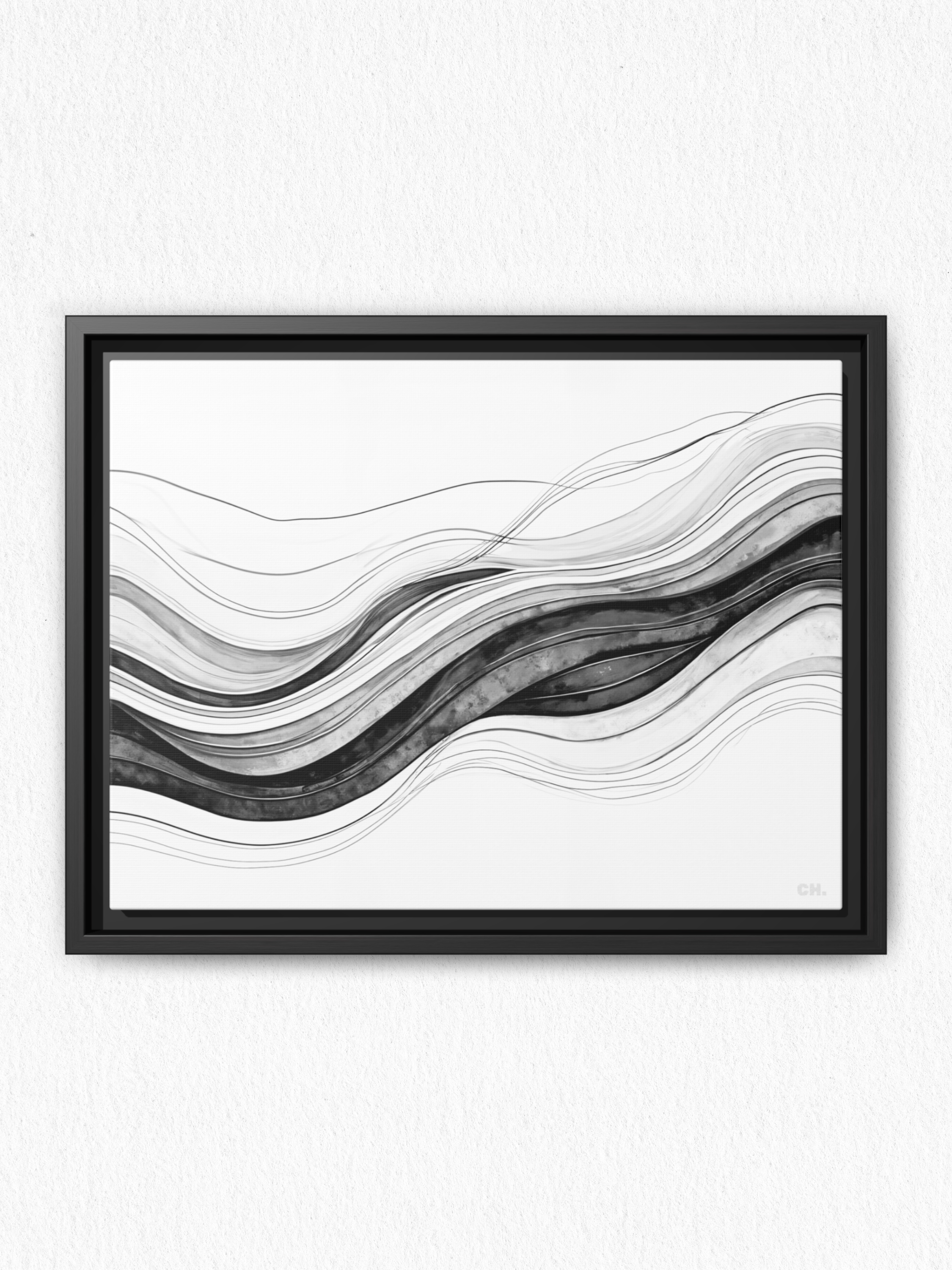 Gentle Tides - Framed Canvas Prints - artisCHt