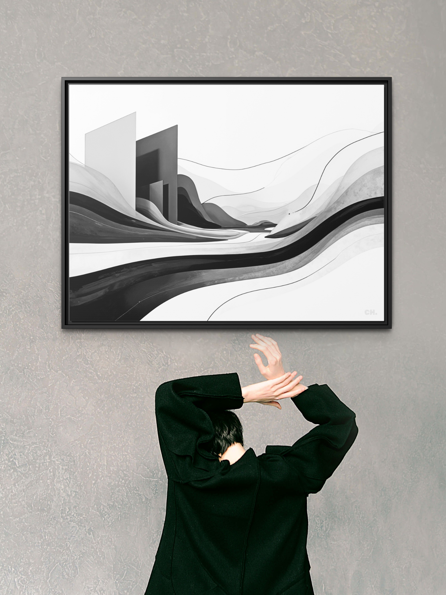 Harmony in Motion - Framed Canvas Prints - artisCHt