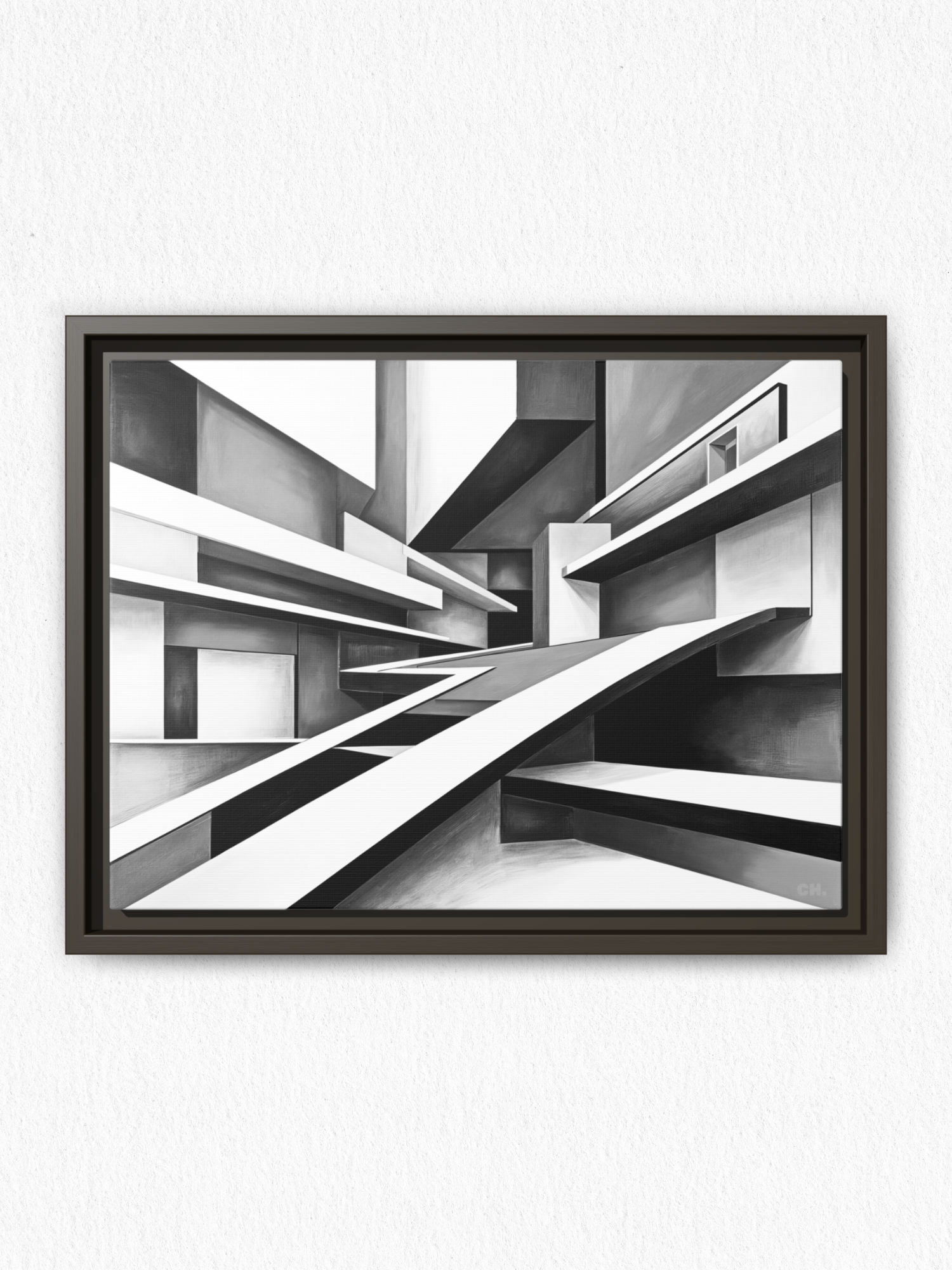 Layers of Passage - Framed Canvas Prints - artisCHt