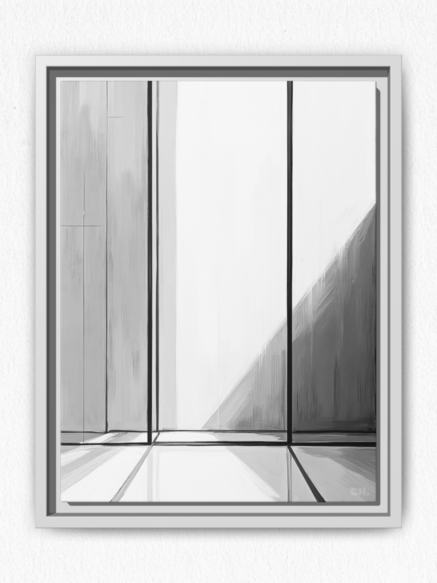 Light’s Divide - Framed Canvas Prints - artisCHt