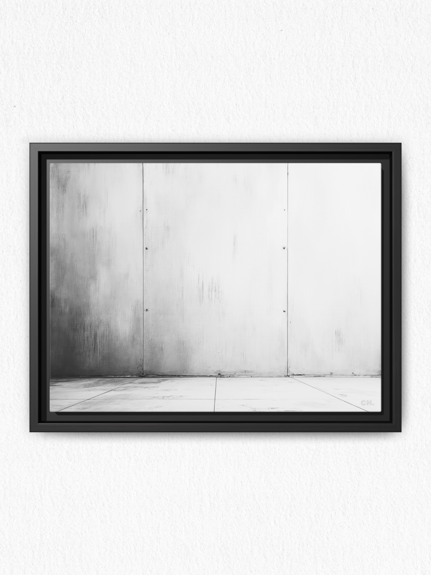 Silent Divide - Framed Canvas Prints - artisCHt