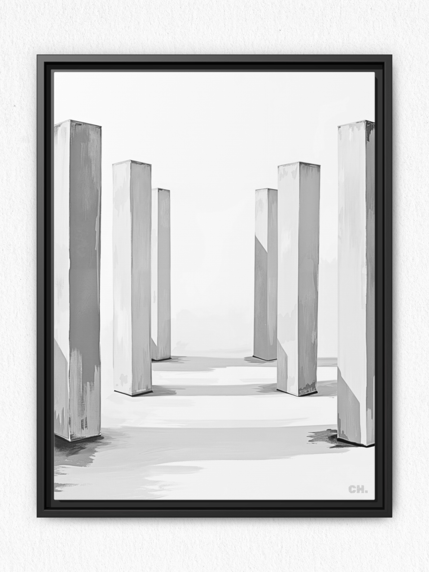 Silent Guardians - Framed Canvas Prints - artisCHt