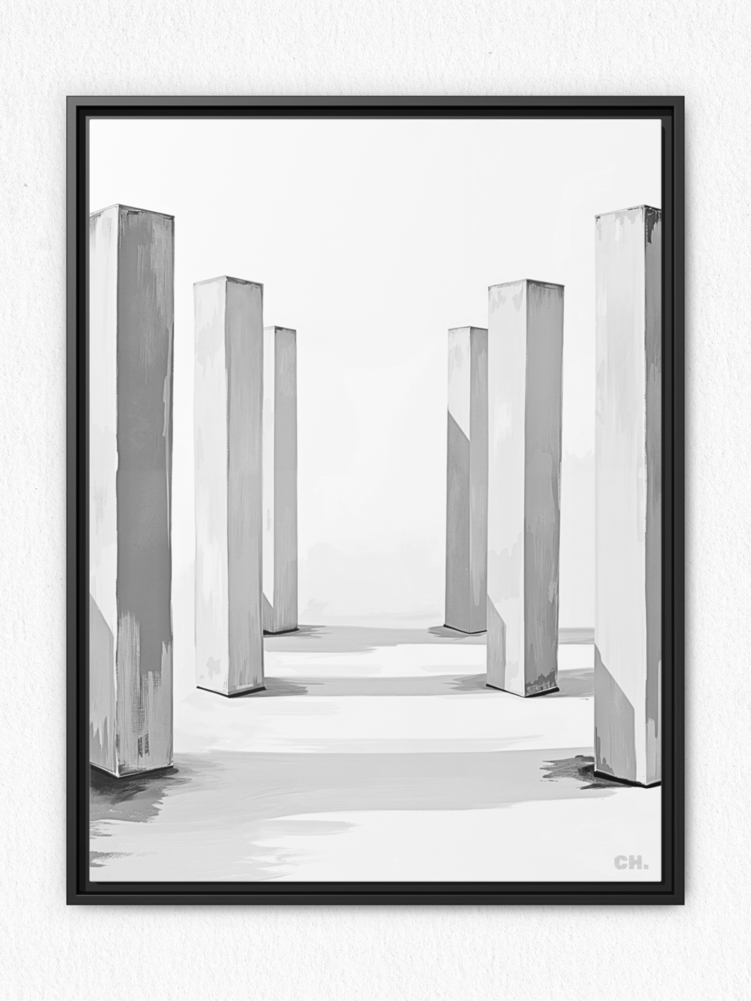 Silent Guardians - Framed Canvas Prints - artisCHt