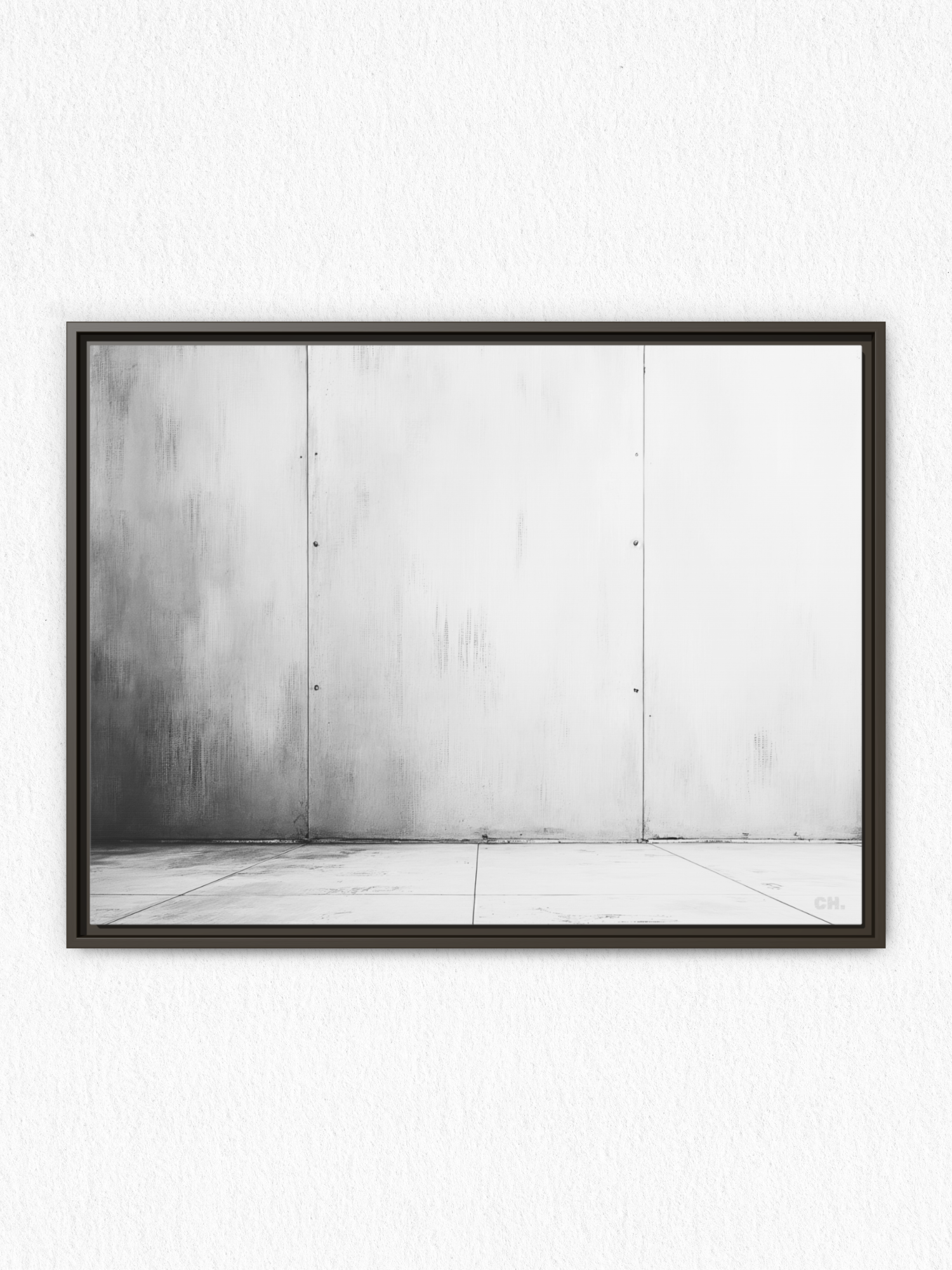 Silent Divide - Framed Canvas Prints - artisCHt