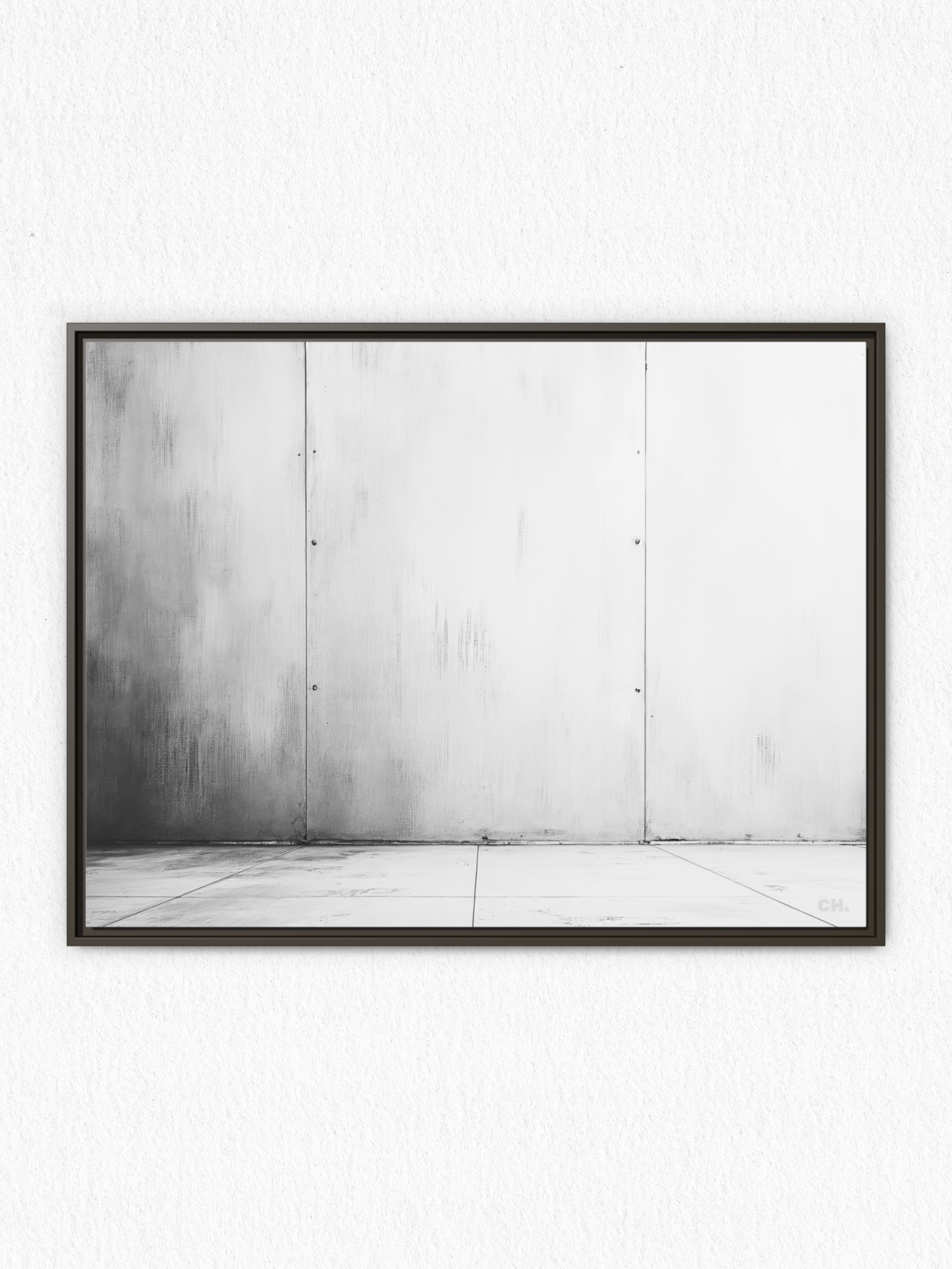 Silent Divide - Framed Canvas Prints - artisCHt