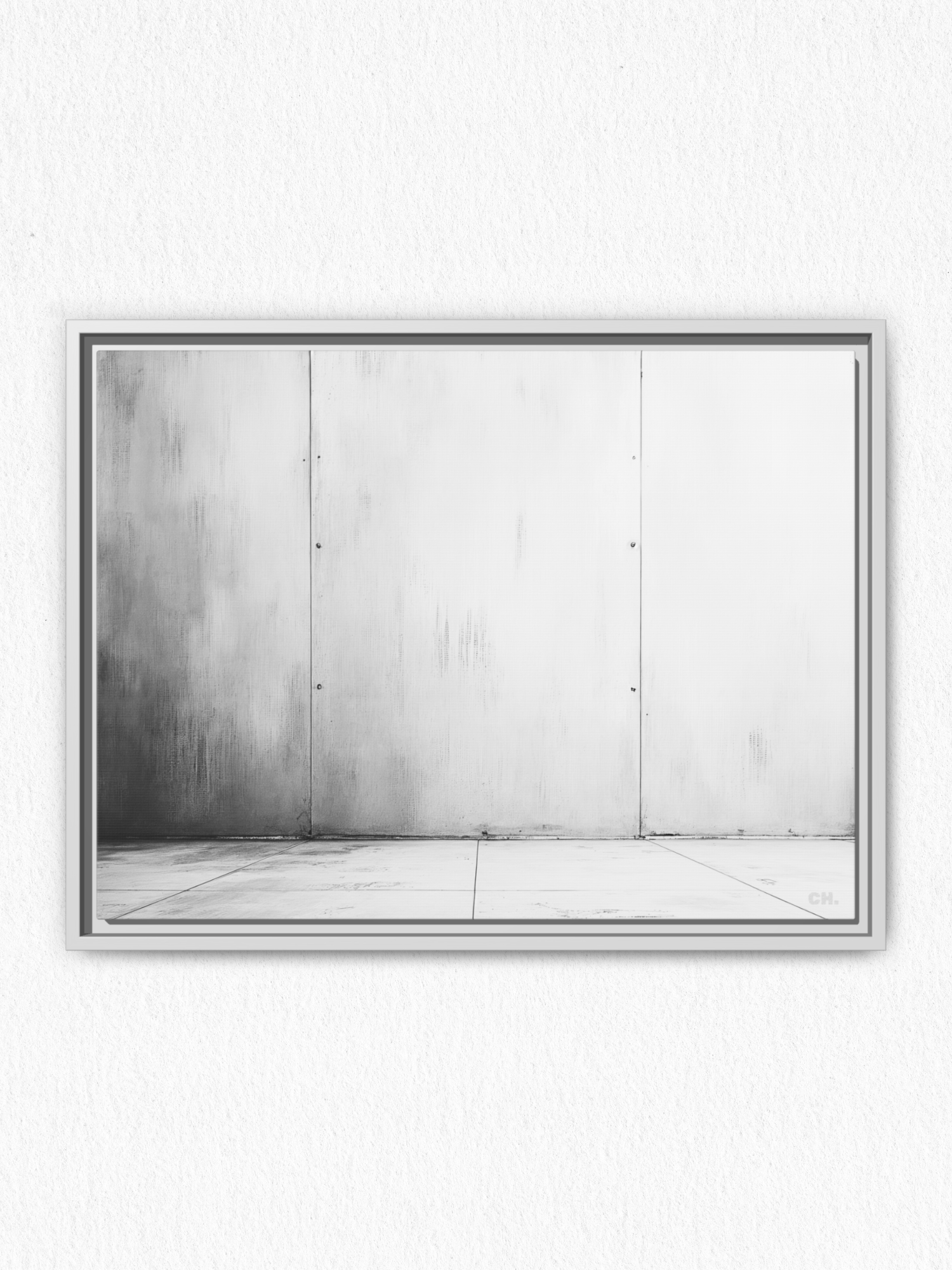 Silent Divide - Framed Canvas Prints - artisCHt