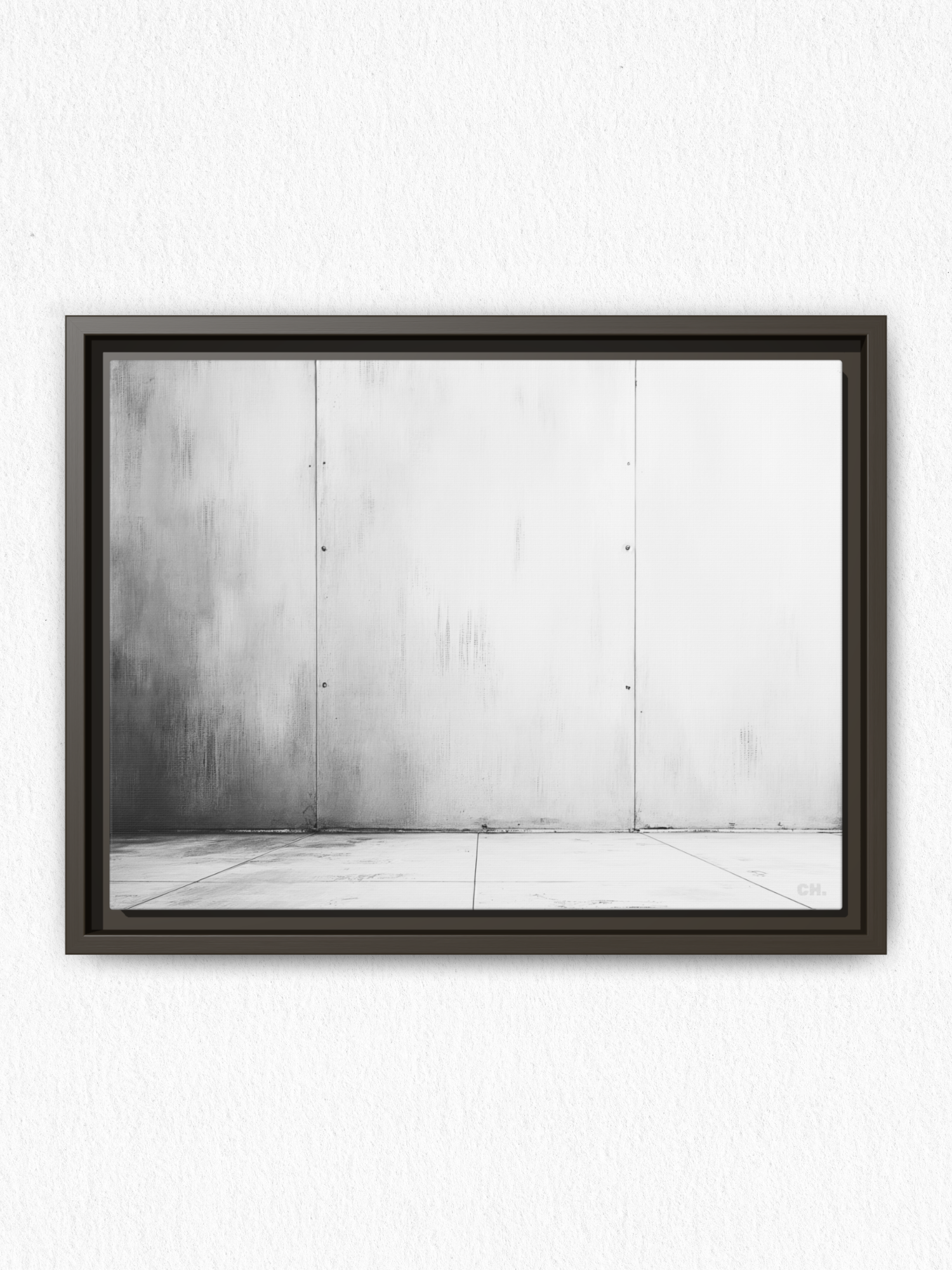 Silent Divide - Framed Canvas Prints - artisCHt