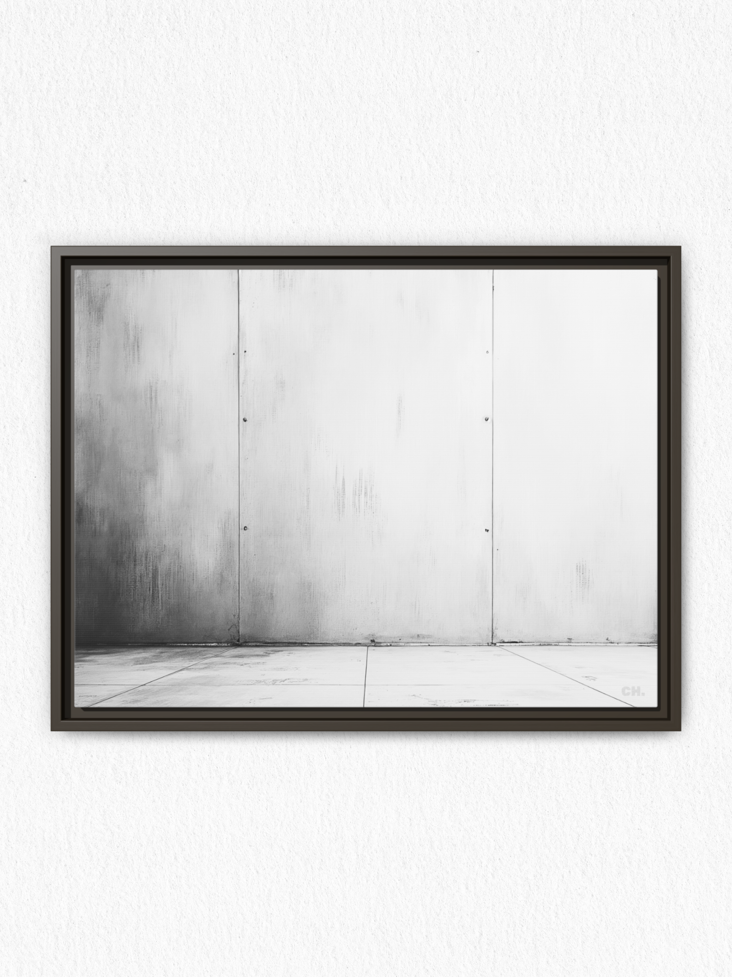 Silent Divide - Framed Canvas Prints - artisCHt