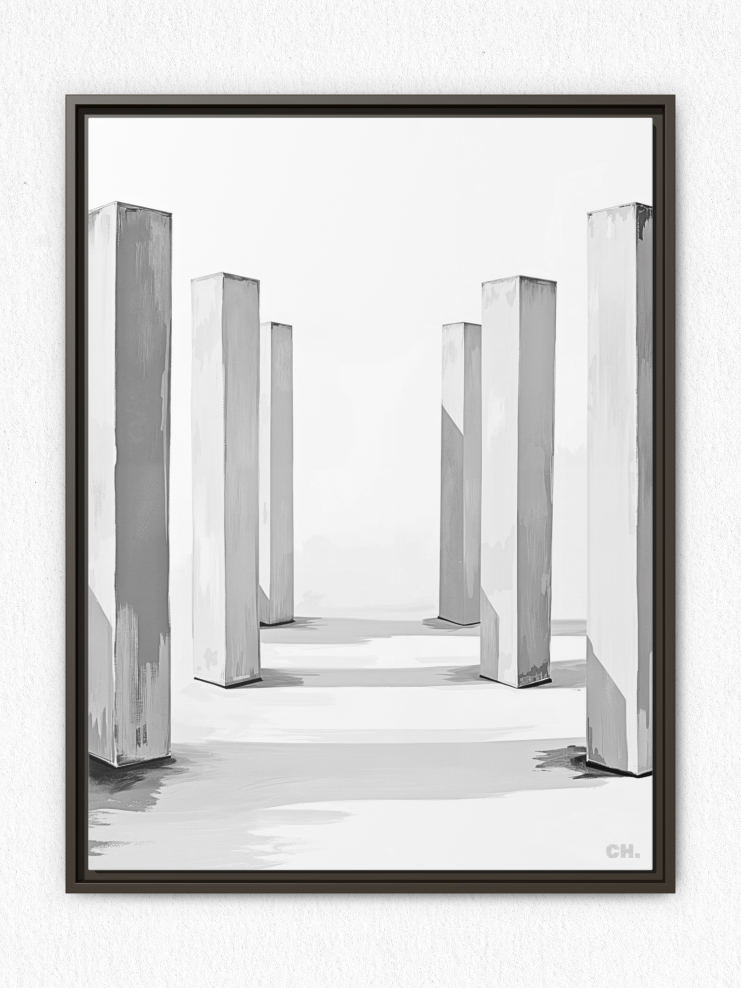 Silent Guardians - Framed Canvas Prints - artisCHt