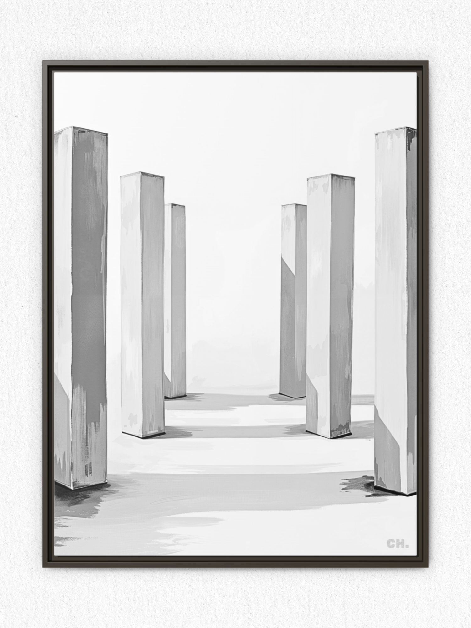 Silent Guardians - Framed Canvas Prints - artisCHt