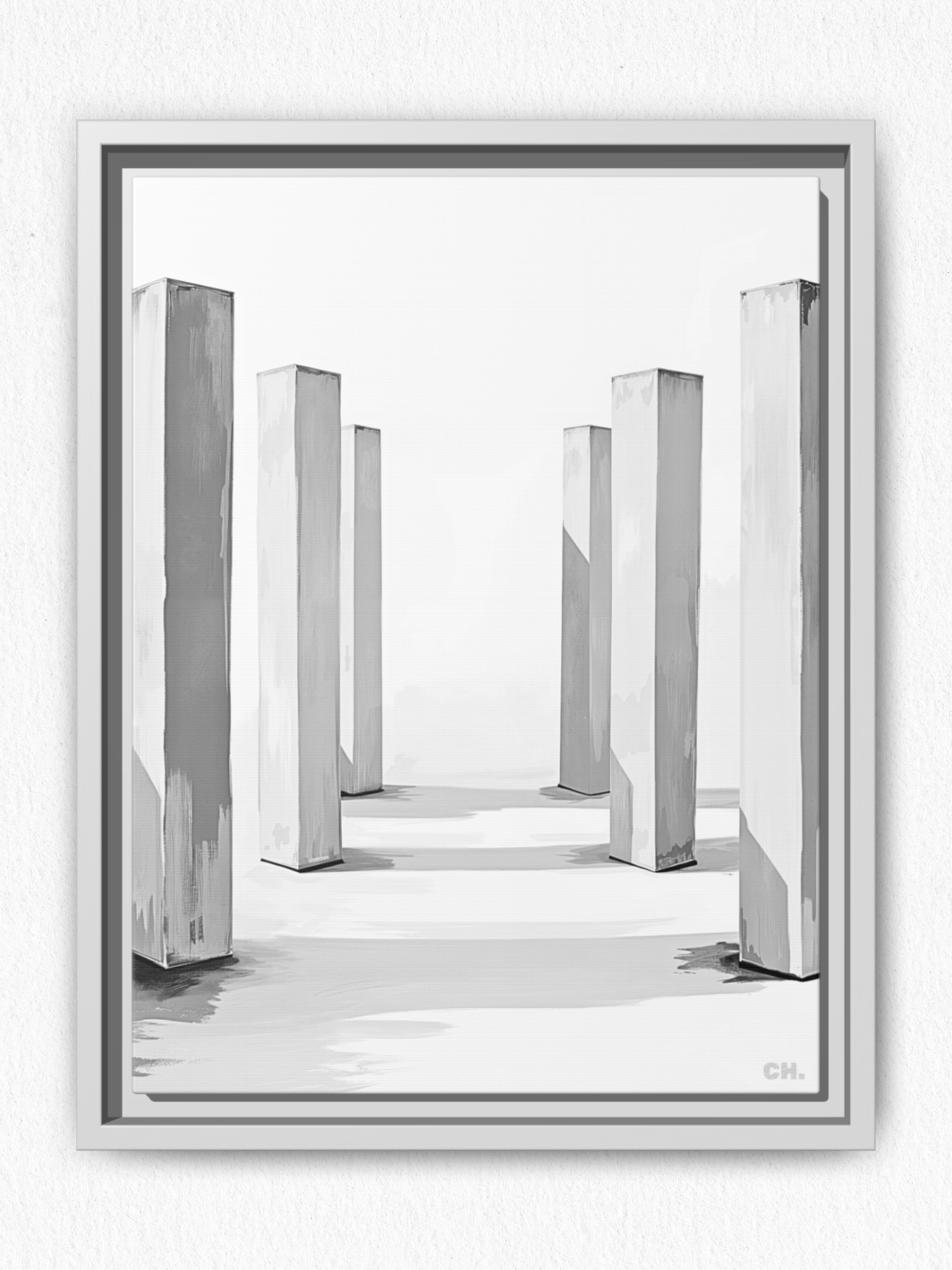 Silent Guardians - Framed Canvas Prints - artisCHt
