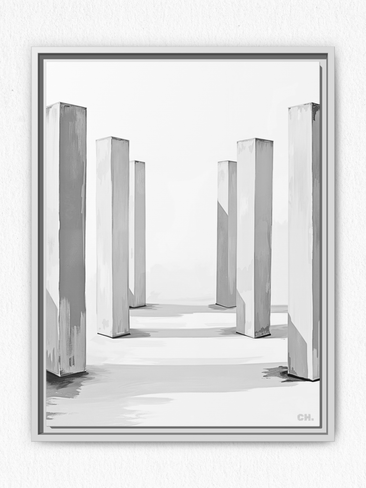 Silent Guardians - Framed Canvas Prints - artisCHt