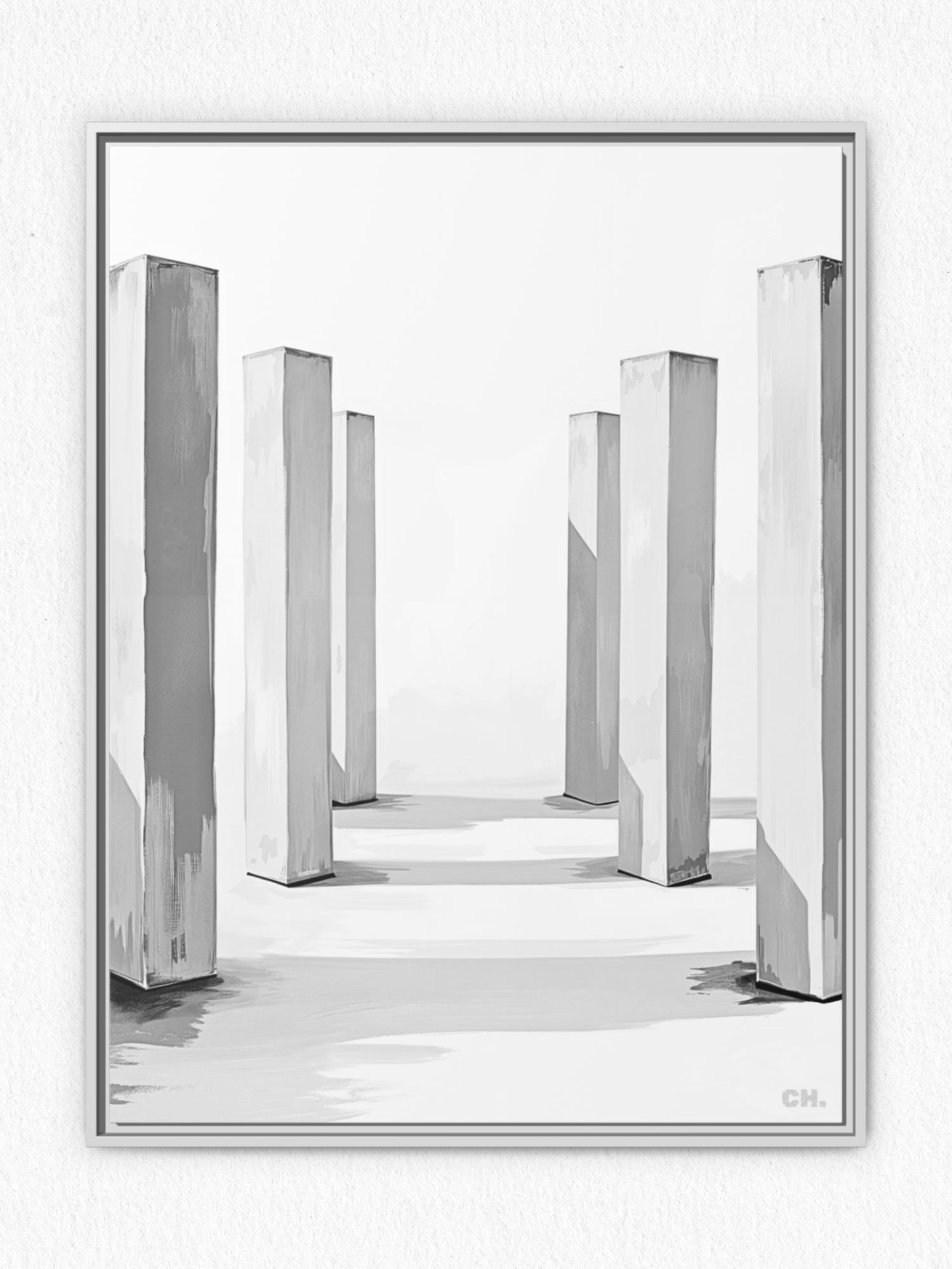 Silent Guardians - Framed Canvas Prints - artisCHt