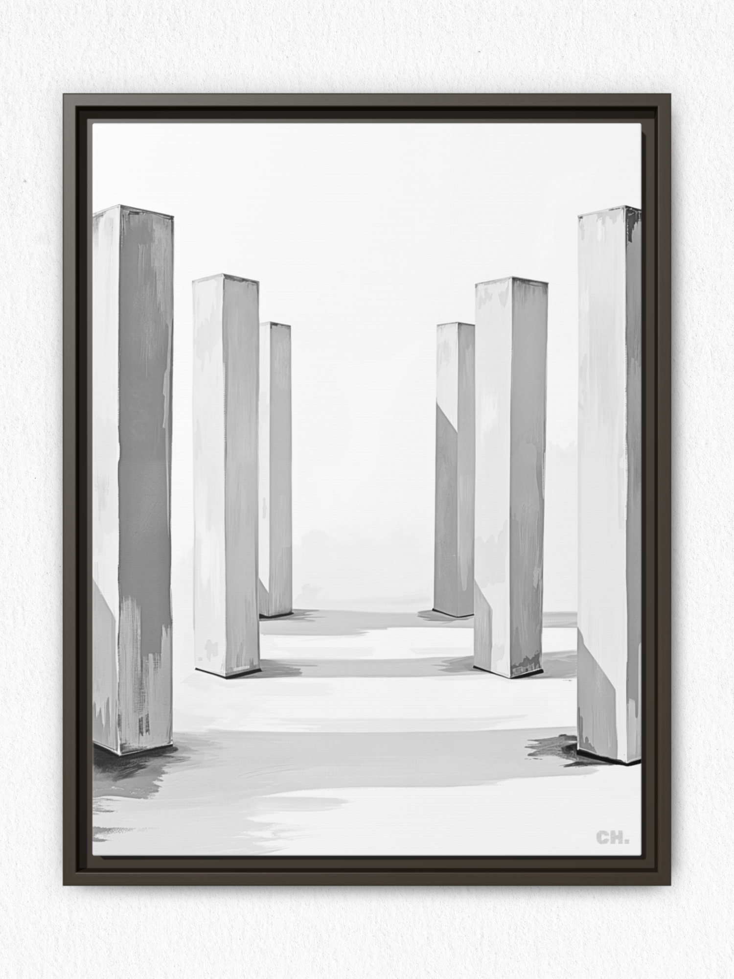 Silent Guardians - Framed Canvas Prints - artisCHt