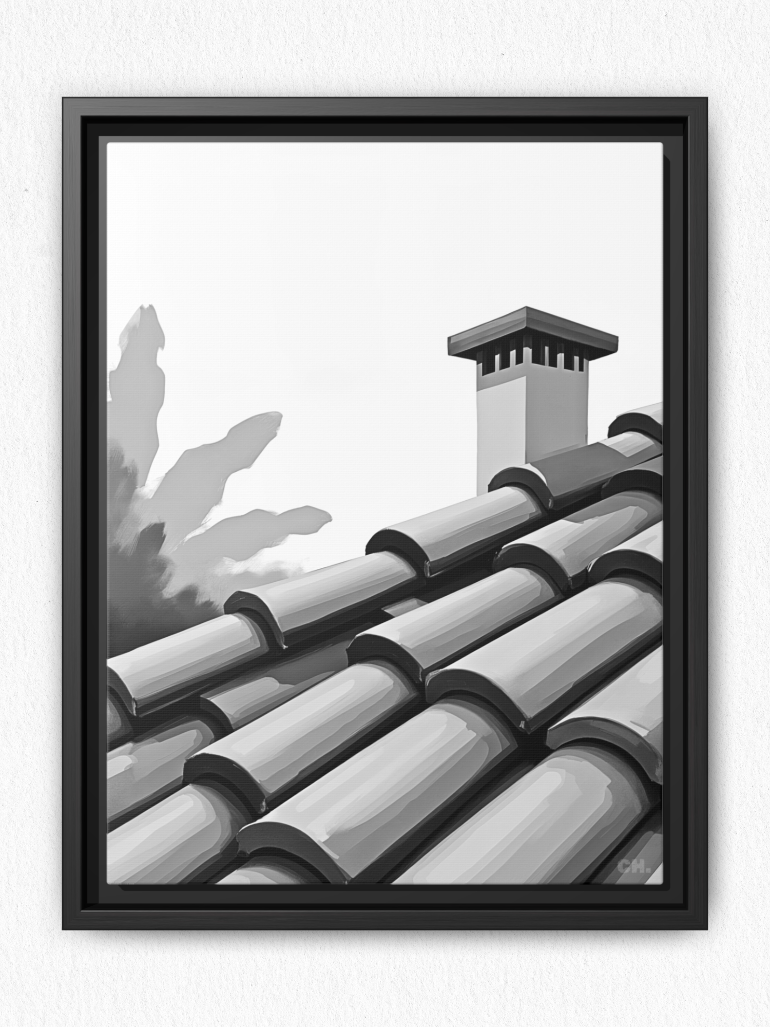 Skyward Gaze - Framed Canvas Prints - artisCHt