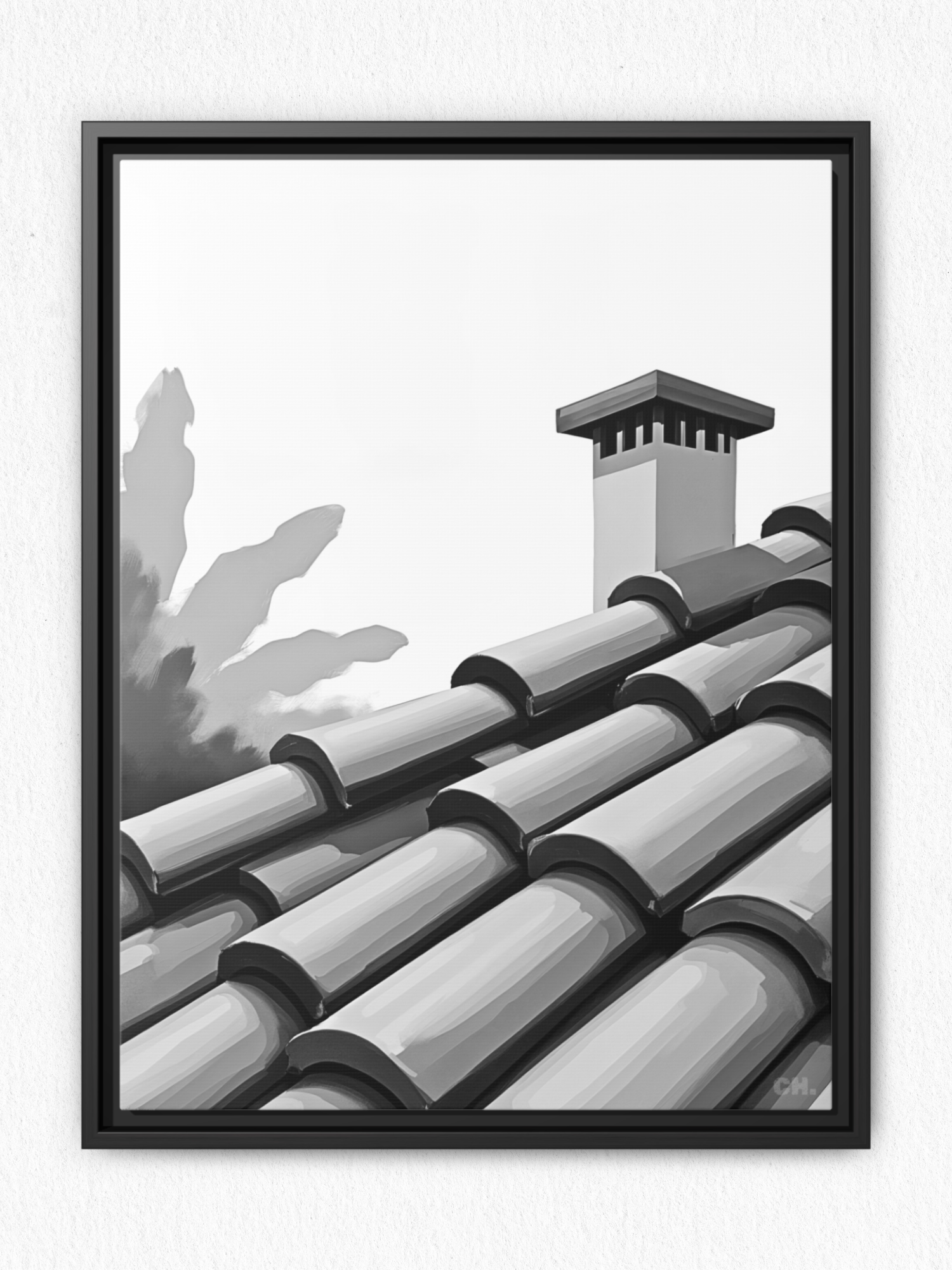 Skyward Gaze - Framed Canvas Prints - artisCHt