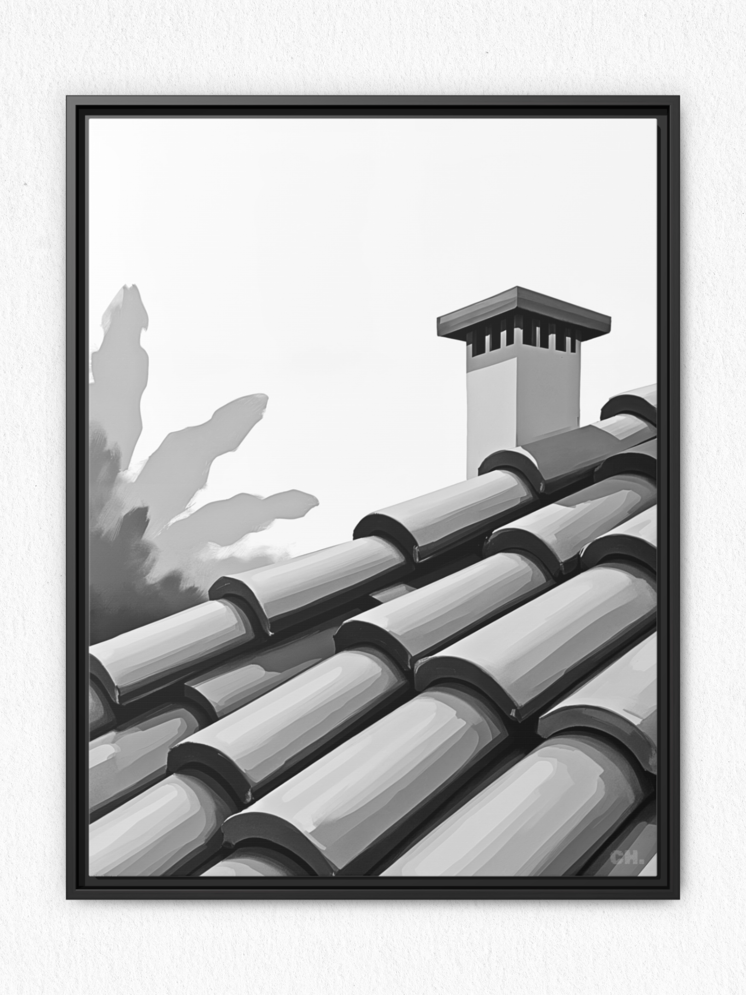 Skyward Gaze - Framed Canvas Prints - artisCHt
