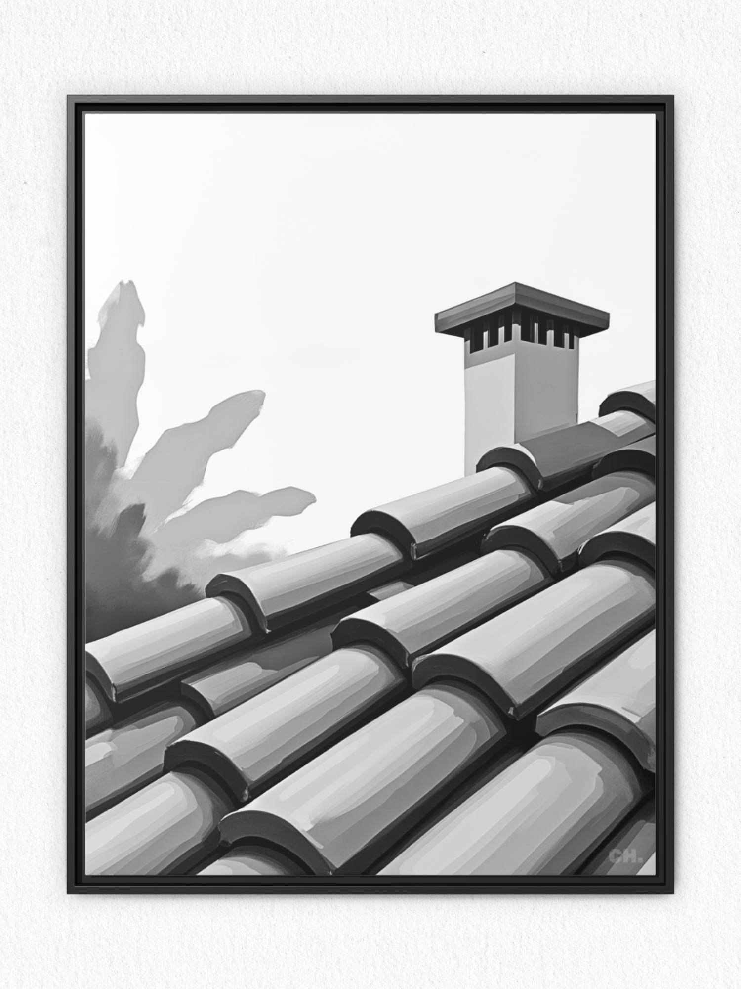 Skyward Gaze - Framed Canvas Prints - artisCHt