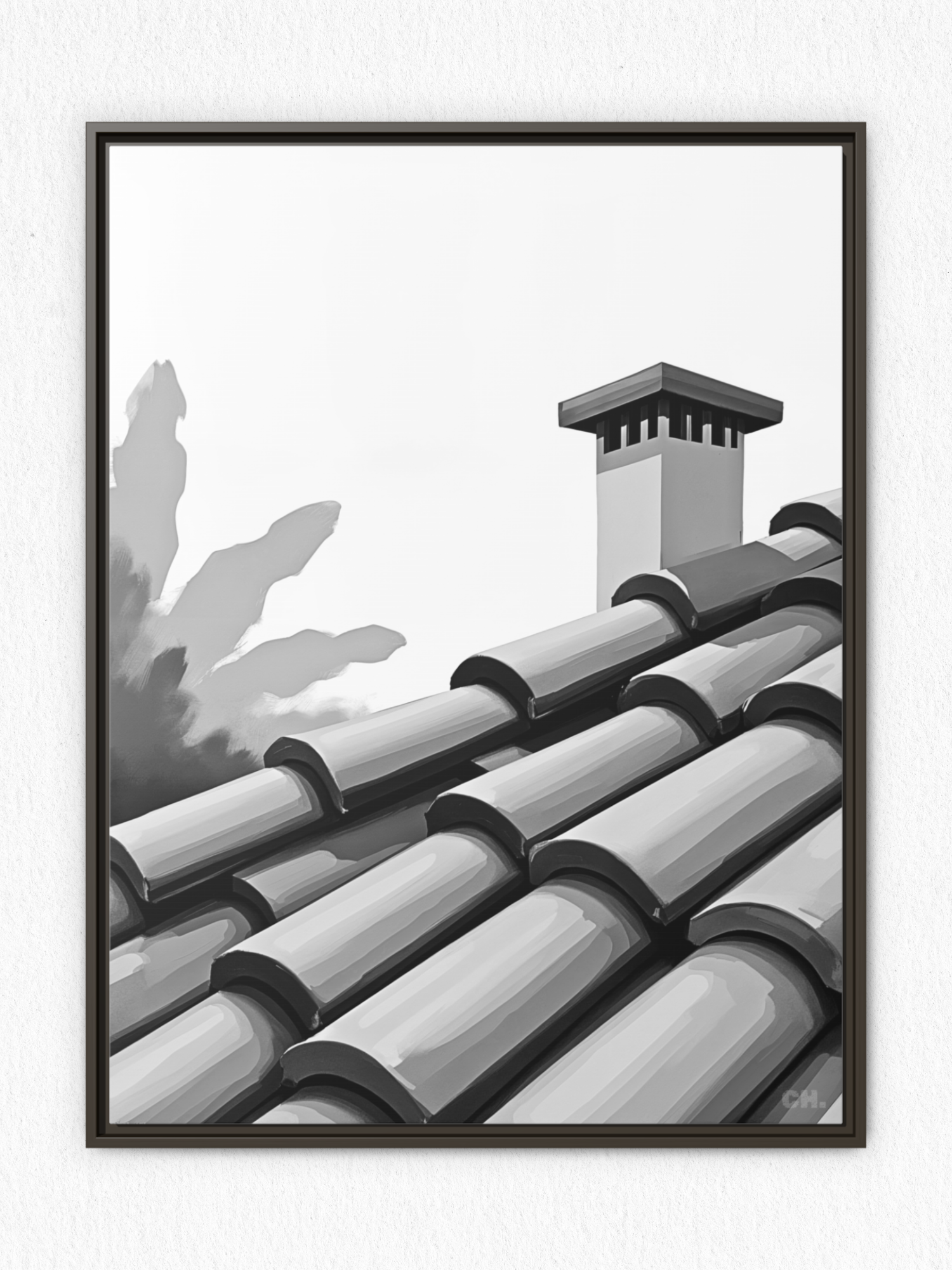 Skyward Gaze - Framed Canvas Prints - artisCHt