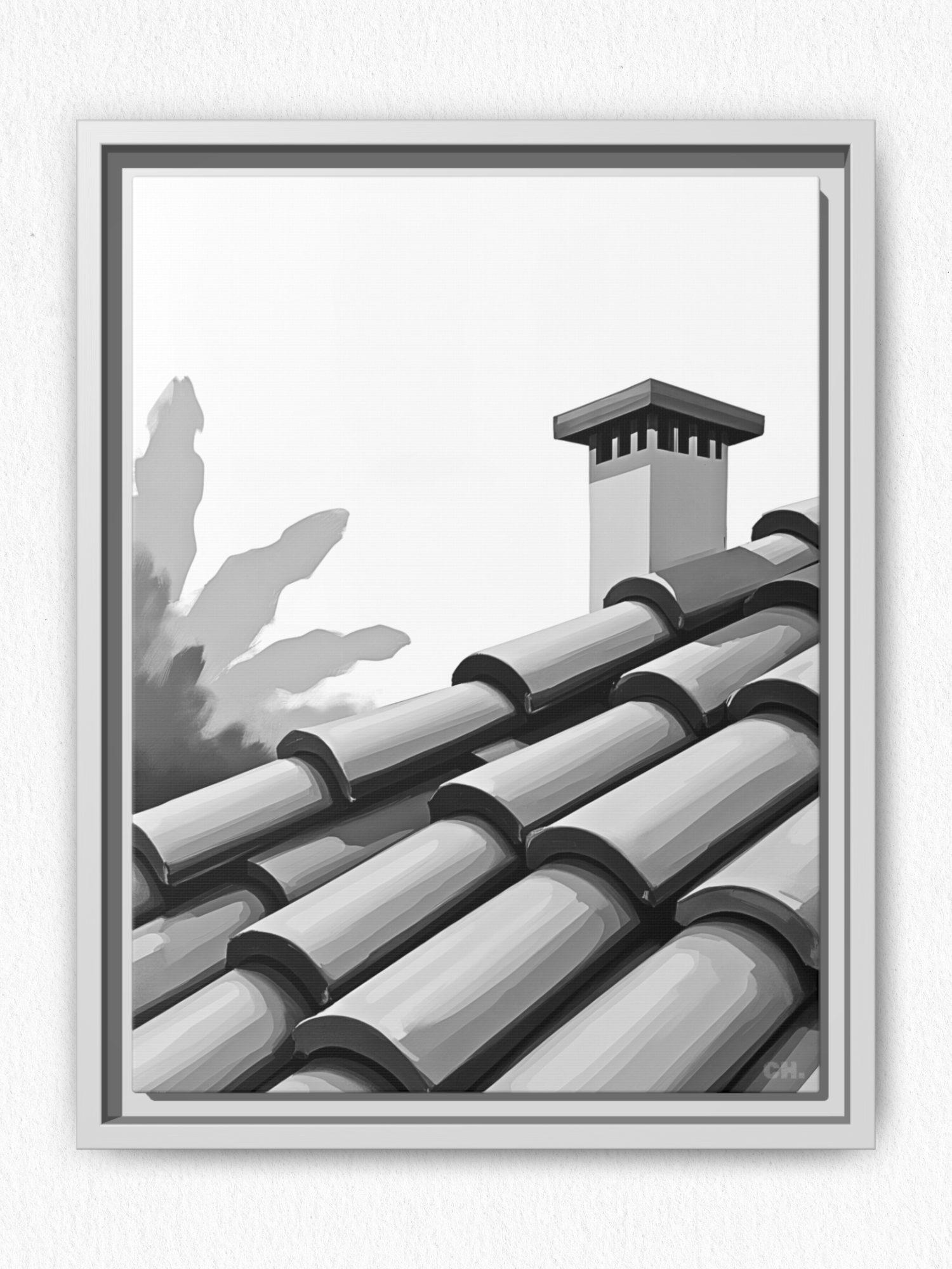 Skyward Gaze - Framed Canvas Prints - artisCHt