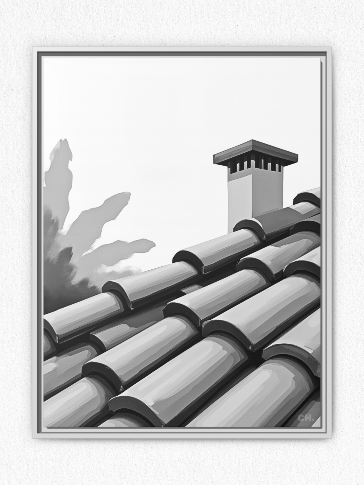 Skyward Gaze - Framed Canvas Prints - artisCHt