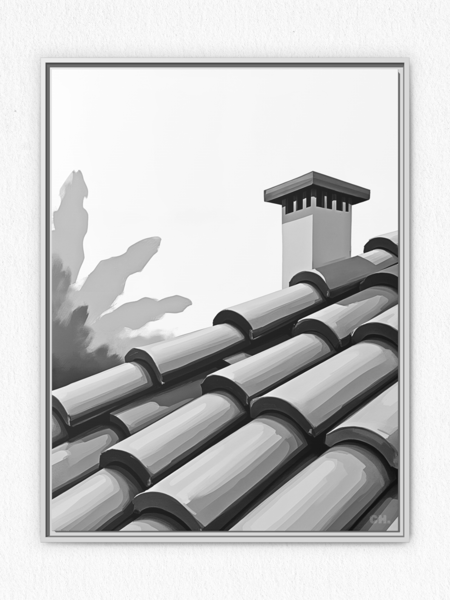 Skyward Gaze - Framed Canvas Prints - artisCHt