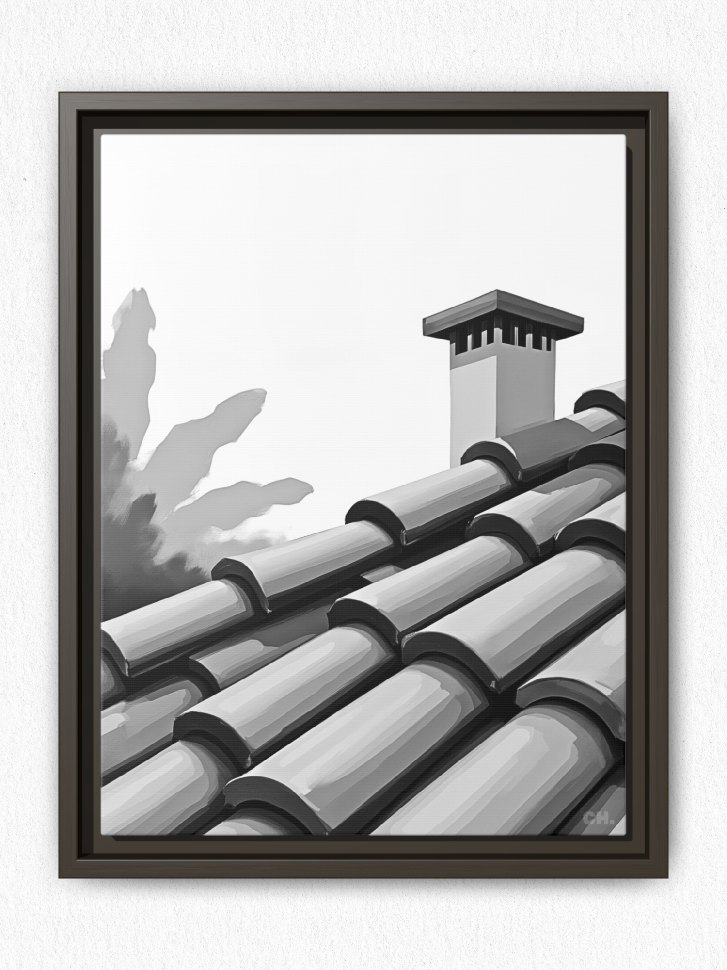 Skyward Gaze - Framed Canvas Prints - artisCHt