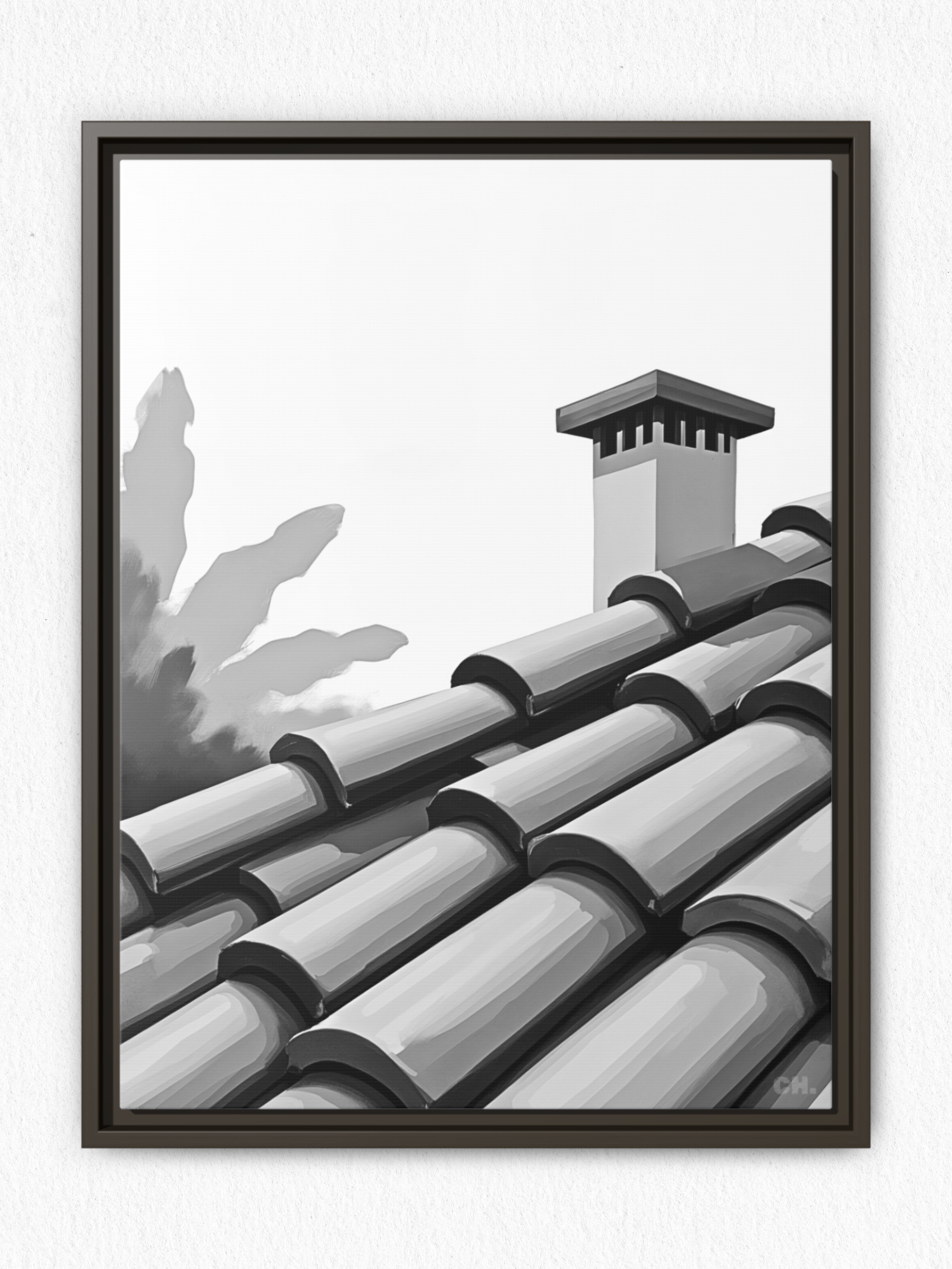 Skyward Gaze - Framed Canvas Prints - artisCHt