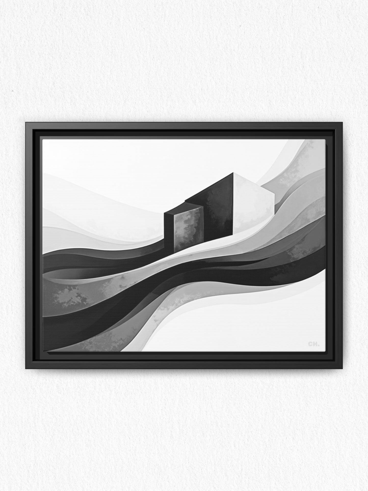 Structural Current - Framed Canvas Prints - artisCHt