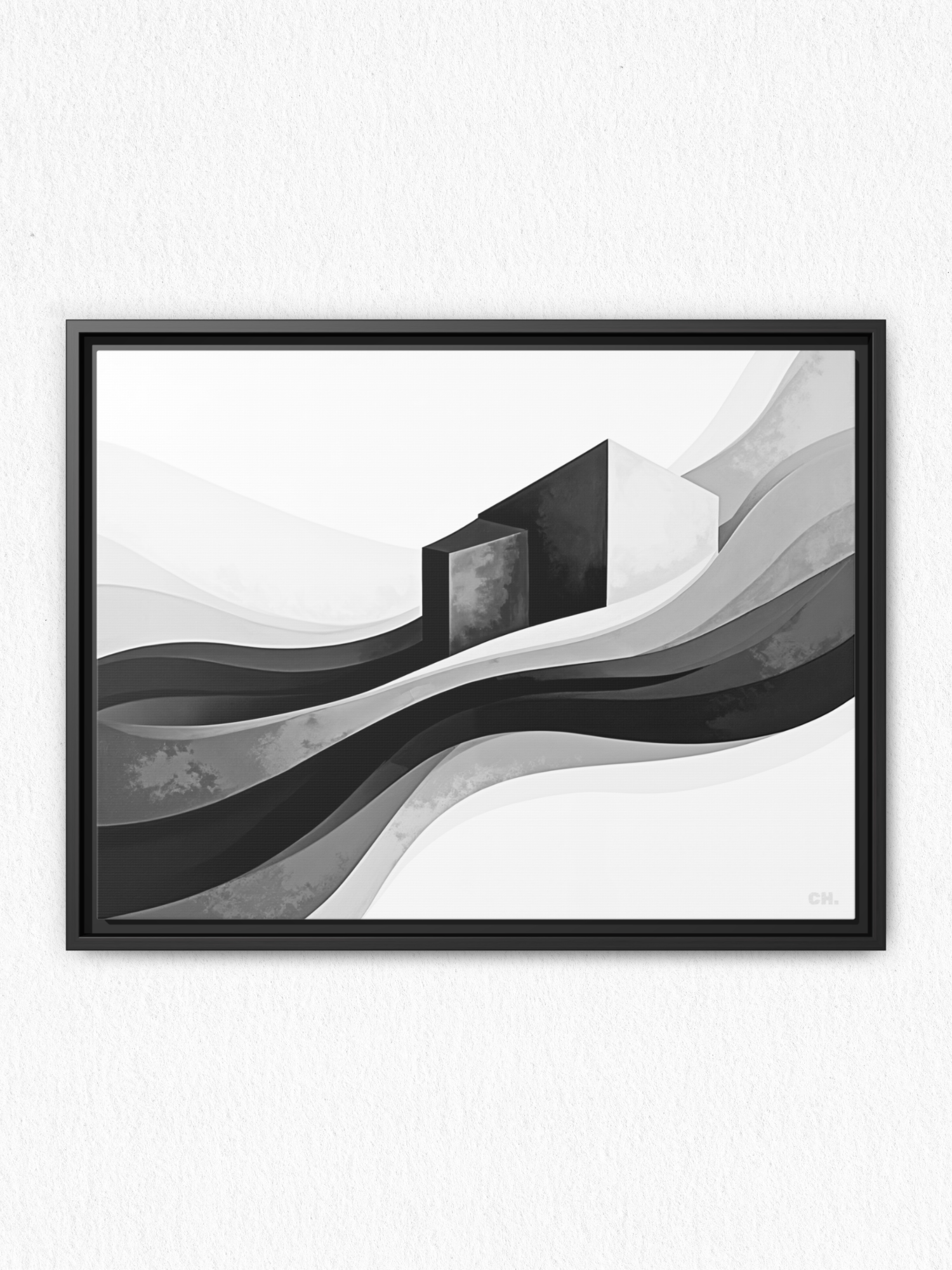 Structural Current - Framed Canvas Prints - artisCHt